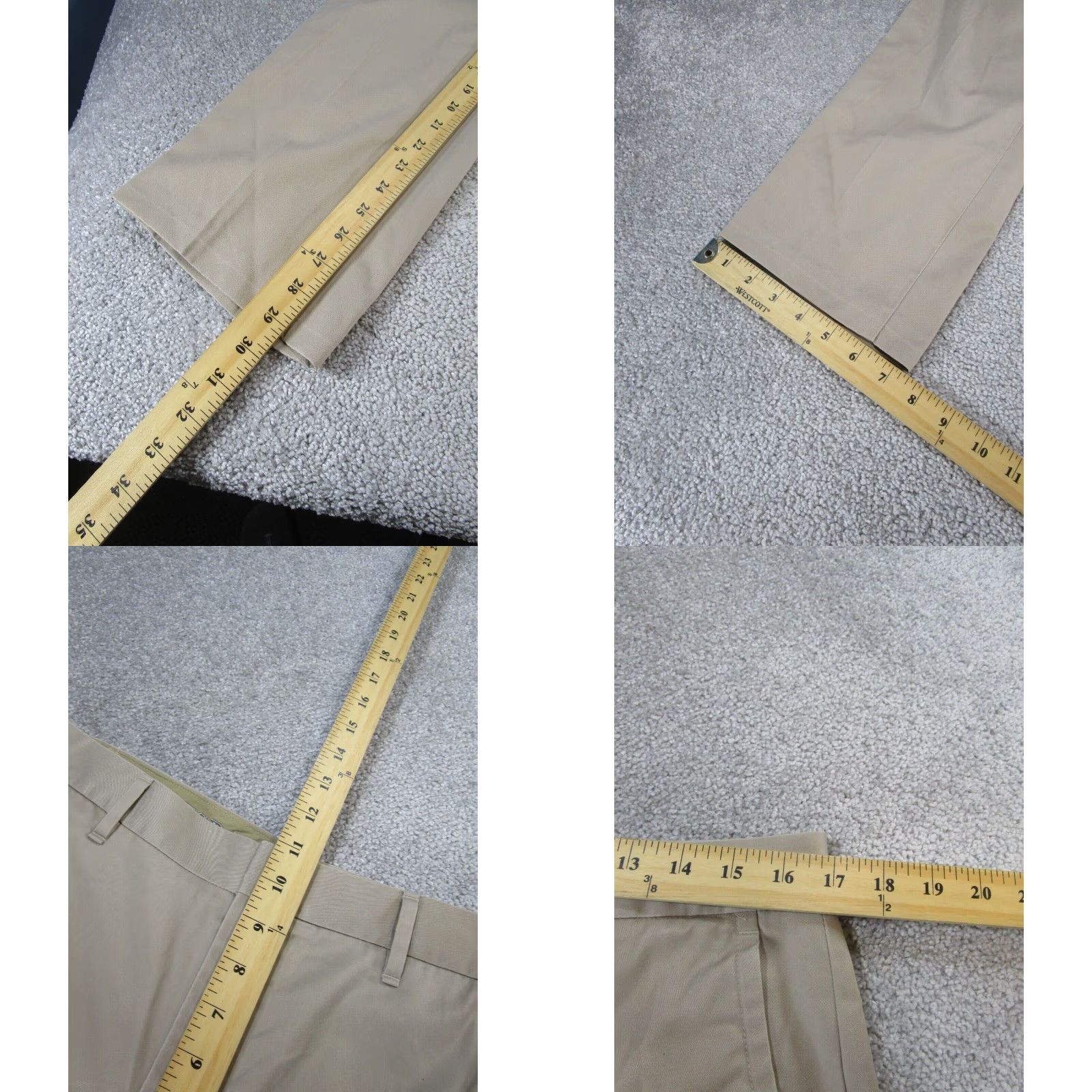 Bonobos Bonobos Mens Slim Fit Dress Pants 34X32 Wednesday Khaki Extra Large XL Slacks Size US 34 / EU 50 - 8 Thumbnail