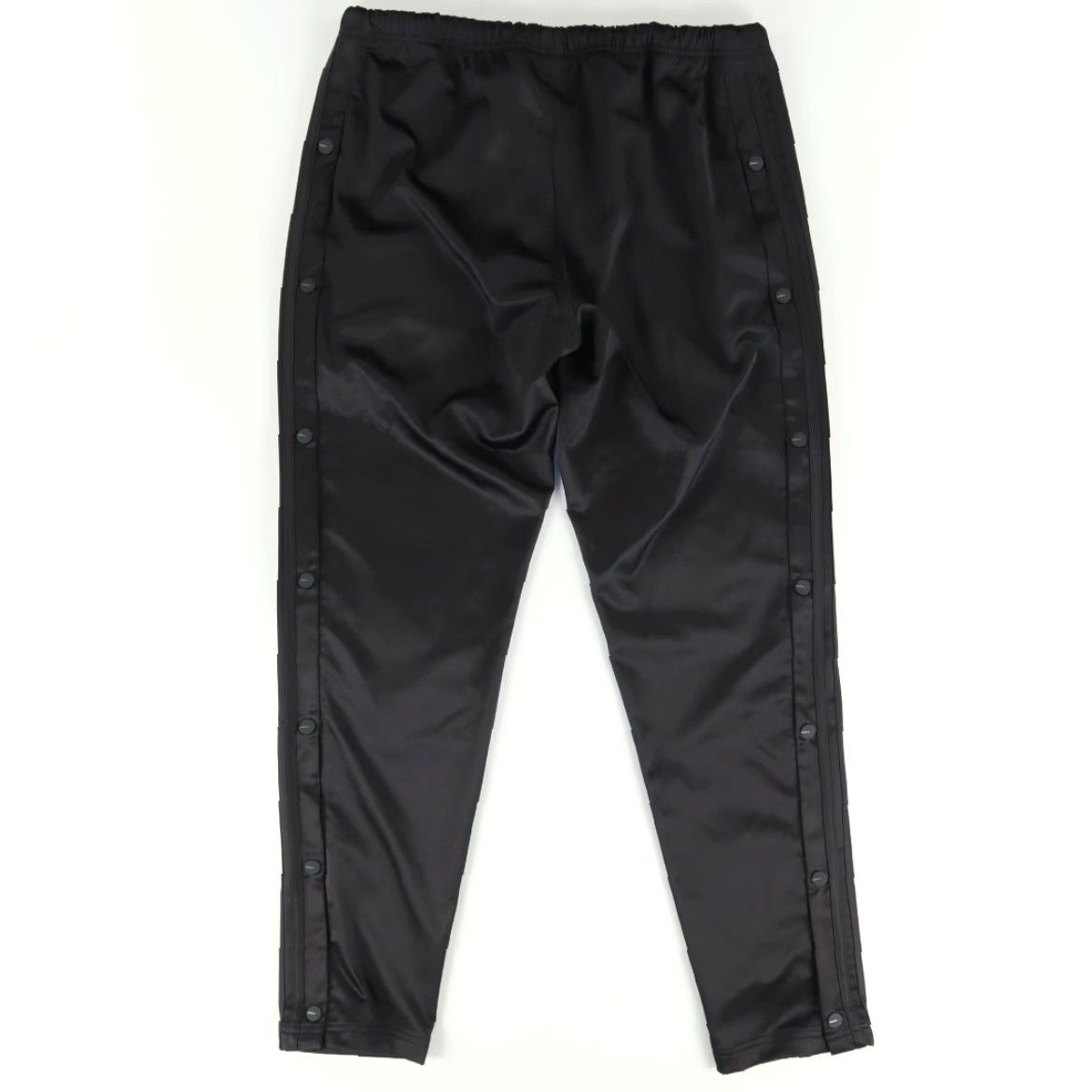 Adidas Adidas Snap Up Rip Off Warm Up Polyester Satin Basketball Pants Black Men's L Size US 33 - 4 Thumbnail