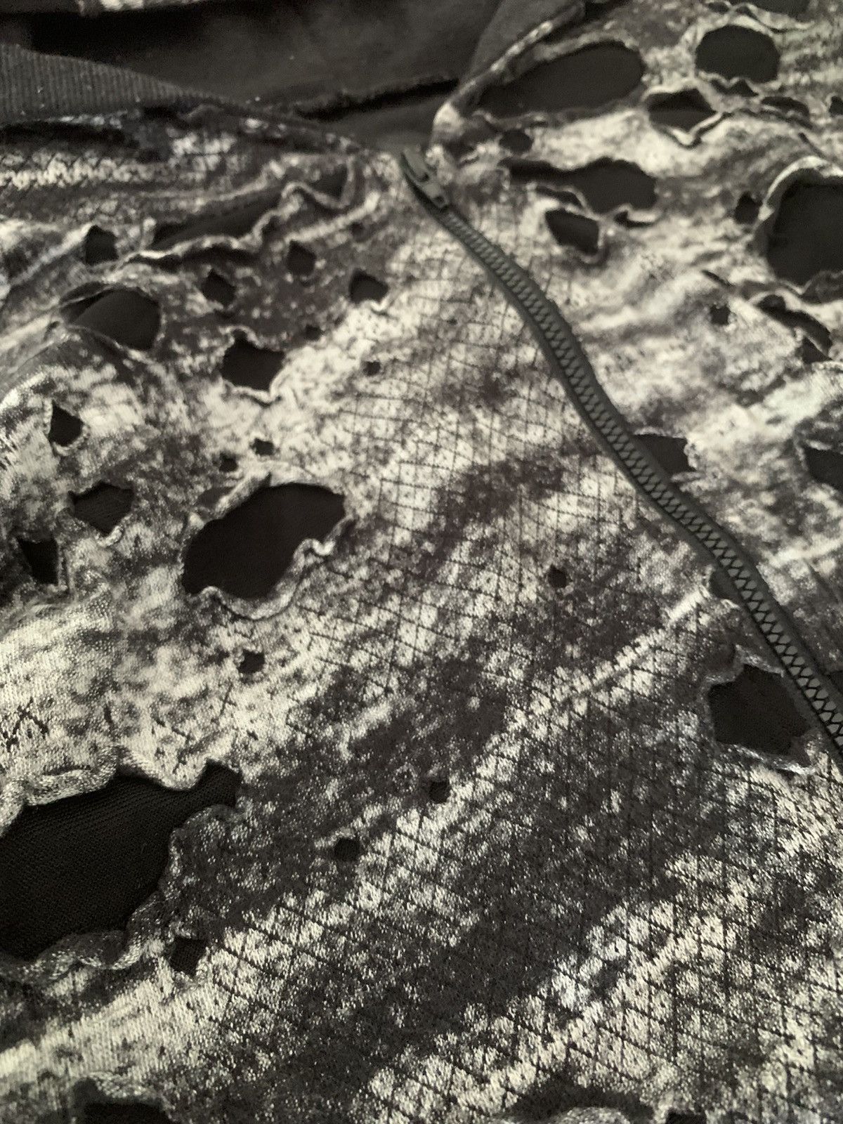 Kapital Japanese Snake Skin Double Layer distressed hoodie Size US M / EU 48-50 / 2 - 7 Thumbnail