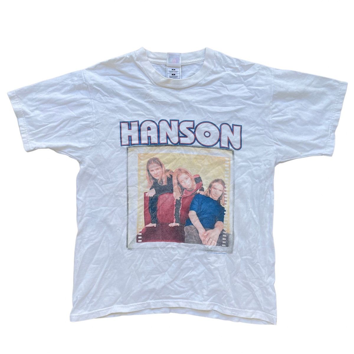 Vintage 1997 Hanson Band Shirt Size Medium