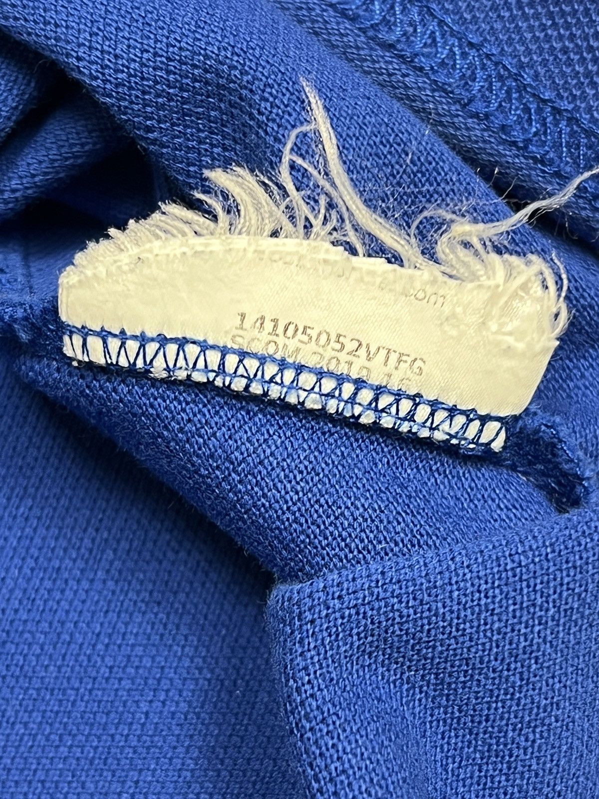 Moncler MONCLER Polo Shirt Cotton Blue Short Sleeve Logo Patch Size US L / EU 52-54 / 3 - 10 Thumbnail