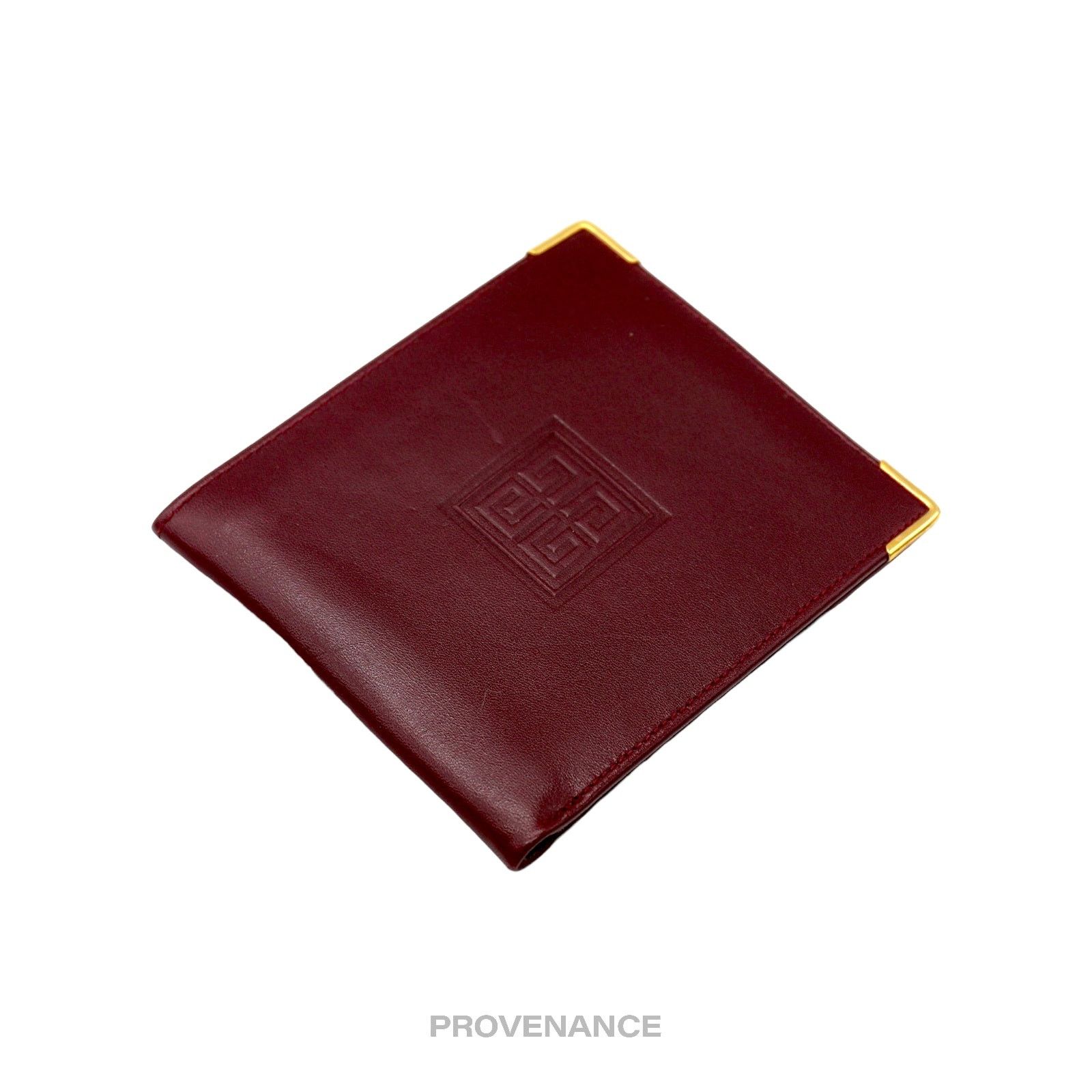 Givenchy 🔴 Givenchy Logo Bifold Wallet - Red Leather Size ONE SIZE - 3 Thumbnail