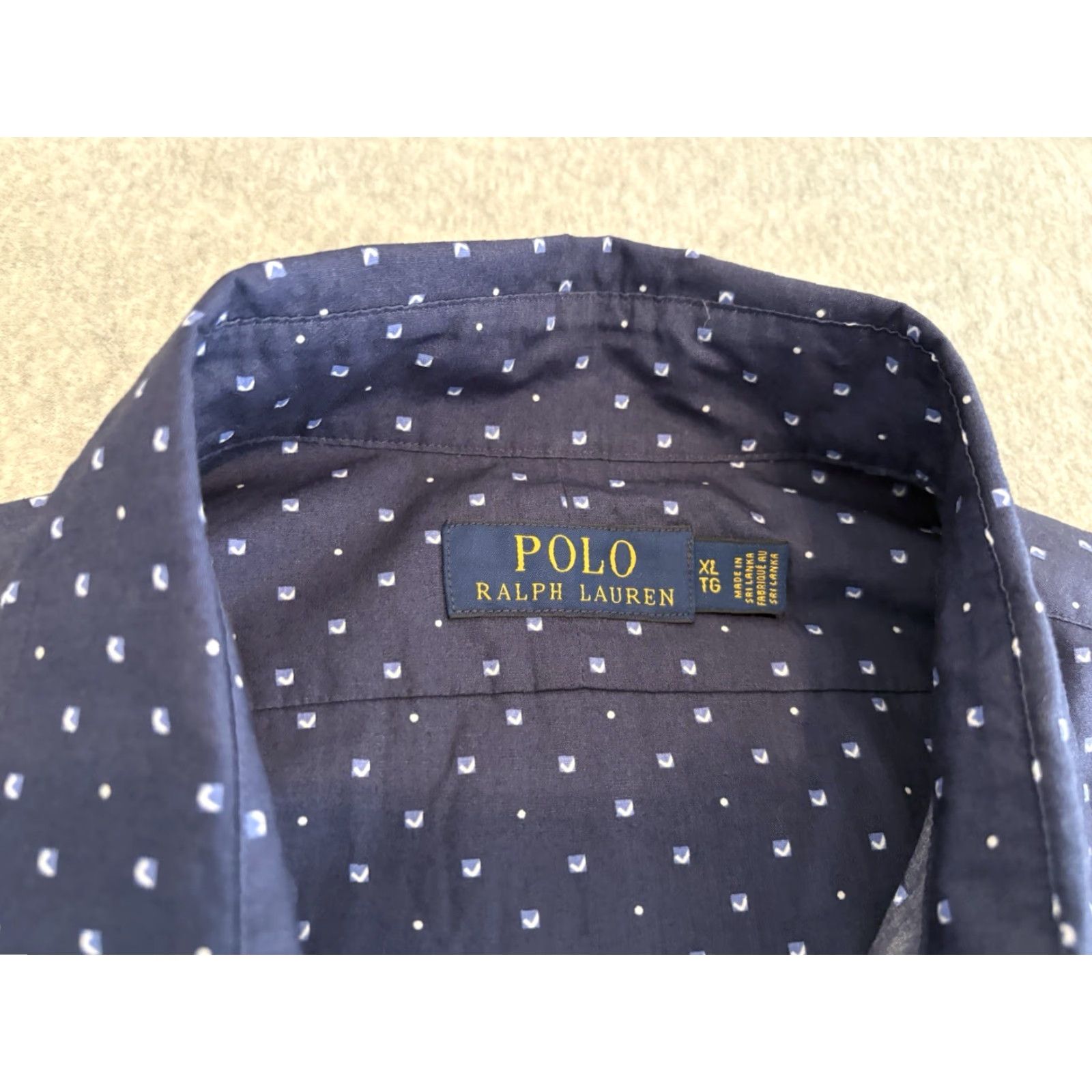 Polo Ralph Lauren Polo Ralph Lauren Button-Up Shirt Long Sleeve Blue XL Mens NWT Polo Shirt Size US XL / EU 56 / 4 - 2 Thumbnail
