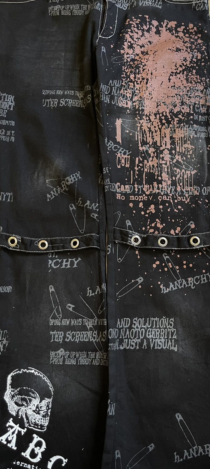 Seditionaries H.Anarchyism for Plus Punk Flare Jeans Size US 32 / EU 48 - 8 Thumbnail