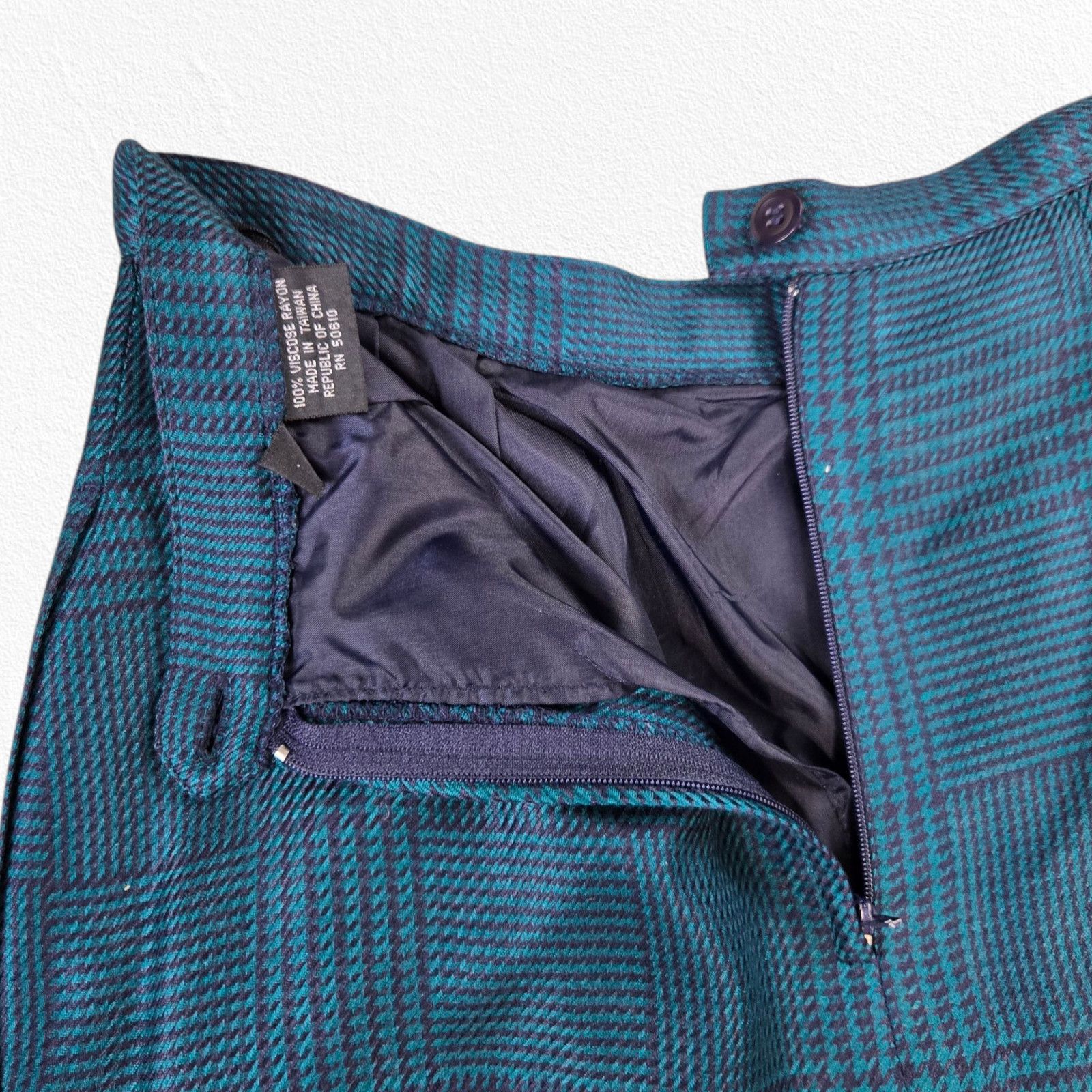 Vintage Vintage 80s Houndstooth Power Suit Set Size 4 Size 27" / US 4 / IT 40 - 16 Thumbnail