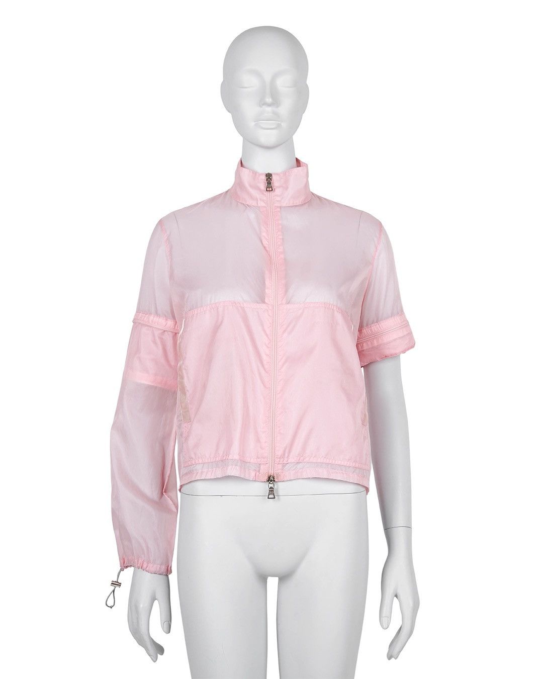 Prada Prada S/S1999 Pink Windbreaker Size M / US 6-8 / IT 42-44 - 8 Thumbnail