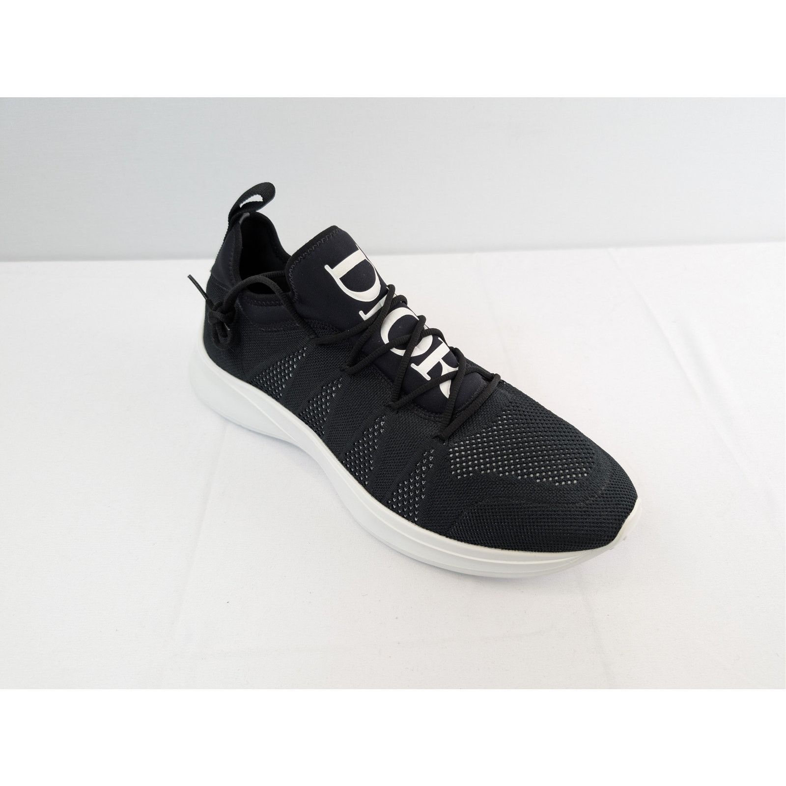 Dior o1rshd1 B25 Neoprene Runner sneaker in Black/White Size US 13 / EU 46 - 3 Thumbnail
