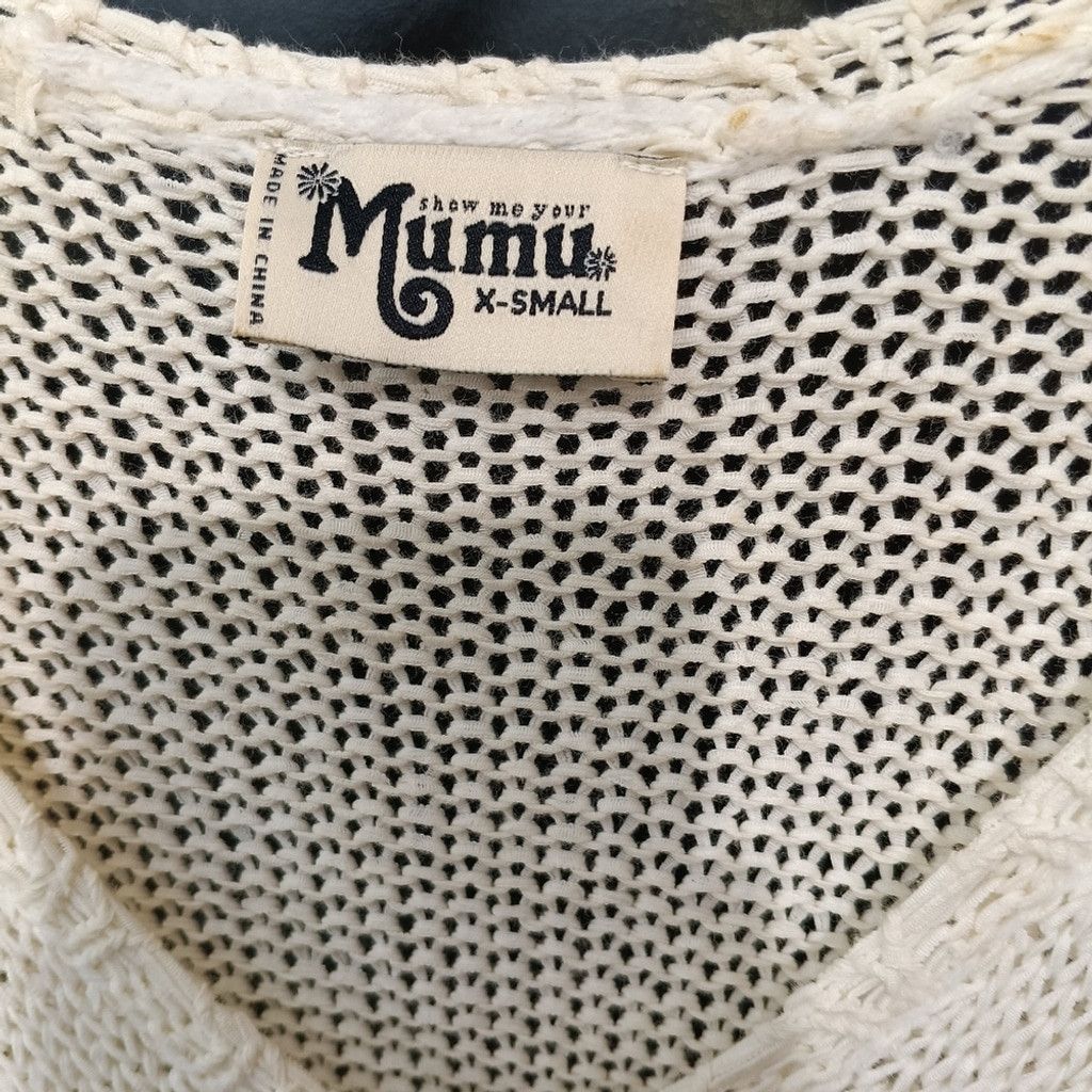 Show Me Your MuMu Show Me Your Mumu Anya Sweater ~ Off White Knit Size XS / US 0-2 / IT 36-38 - 15 Thumbnail
