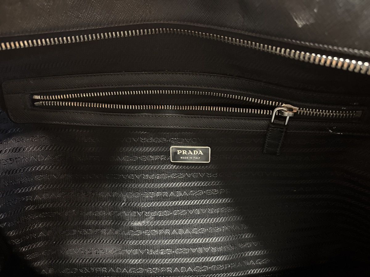 Prada Prada black saffiano leather briefcase shoulder travel bag Size ONE SIZE - 2 Thumbnail
