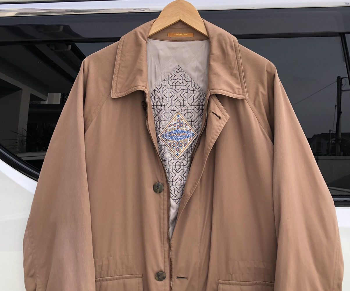 Lancel Vintage Lancel Lined Quilted Parka Jacket Size US L / EU 52-54 / 3 - 3 Thumbnail