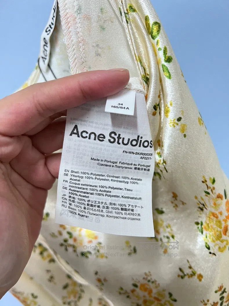 Acne Studios Acne Studios Bustier Floral Dress Size XXS / US 00 / IT 34 - 4 Thumbnail