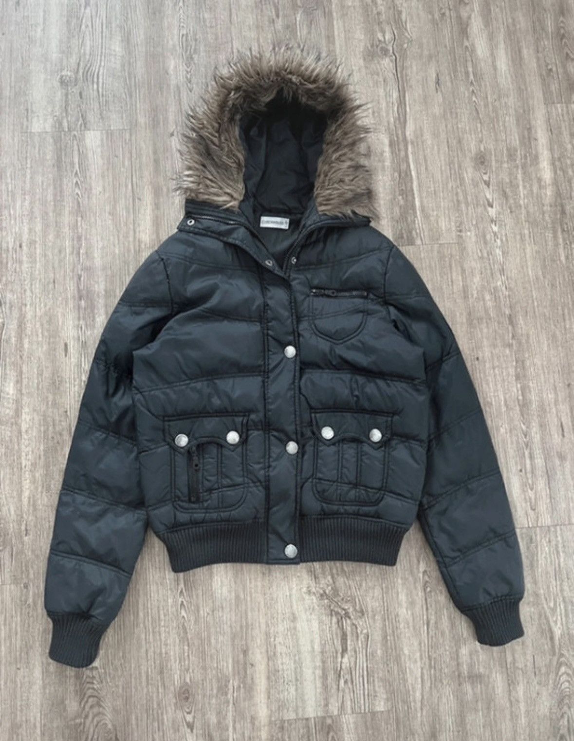 Other Puffer jacket with fur hood Size S / US 4 / IT 40 - 1 Thumbnail