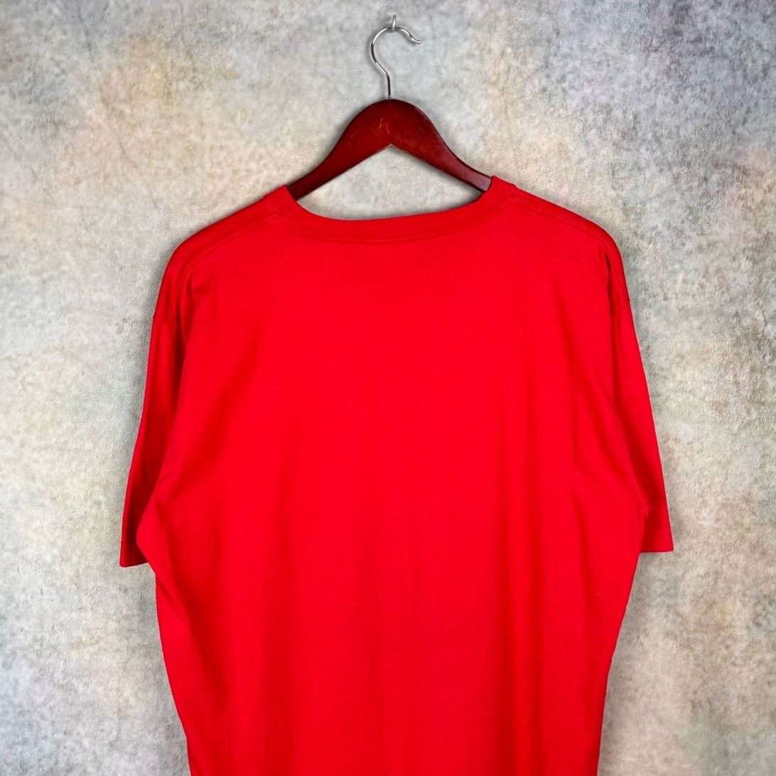 Reebok × Vintage VTG Y2K Reebok Logo T Shirt Mens Sz M Red Embroidered Size US M / EU 48-50 / 2 - 8 Thumbnail