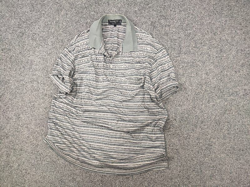 Yves Saint Laurent Vintage 80 -90's Yves Saint Laurent Pour Homme Polo Shirt Size US L / EU 52-54 / 3 - 3 Thumbnail