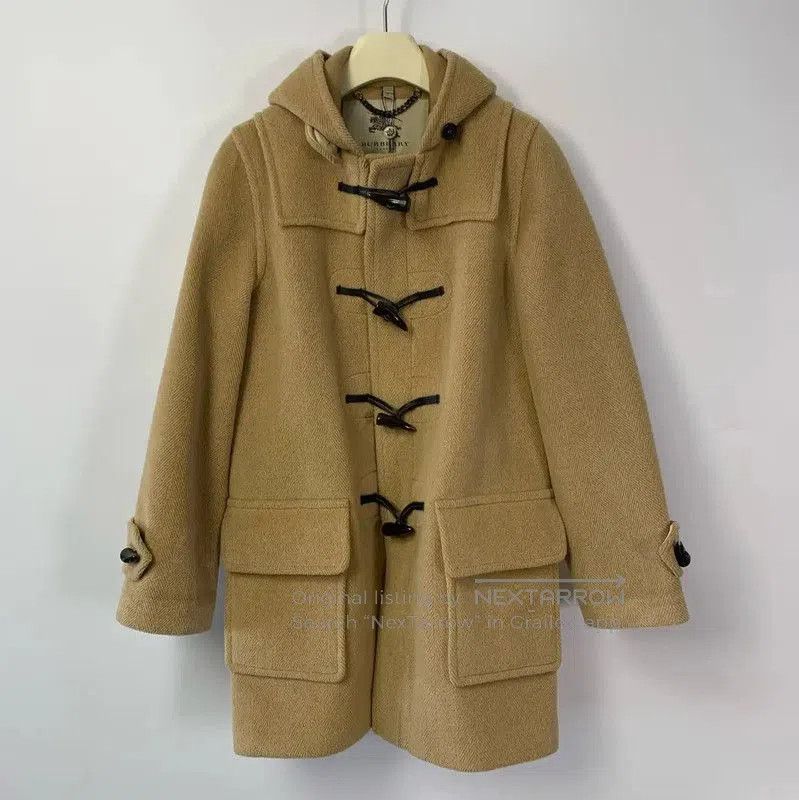 Burberry Burberry Khaki Wool Lady's Coat. Size XXS / US 00 / IT 34 - 1 Thumbnail