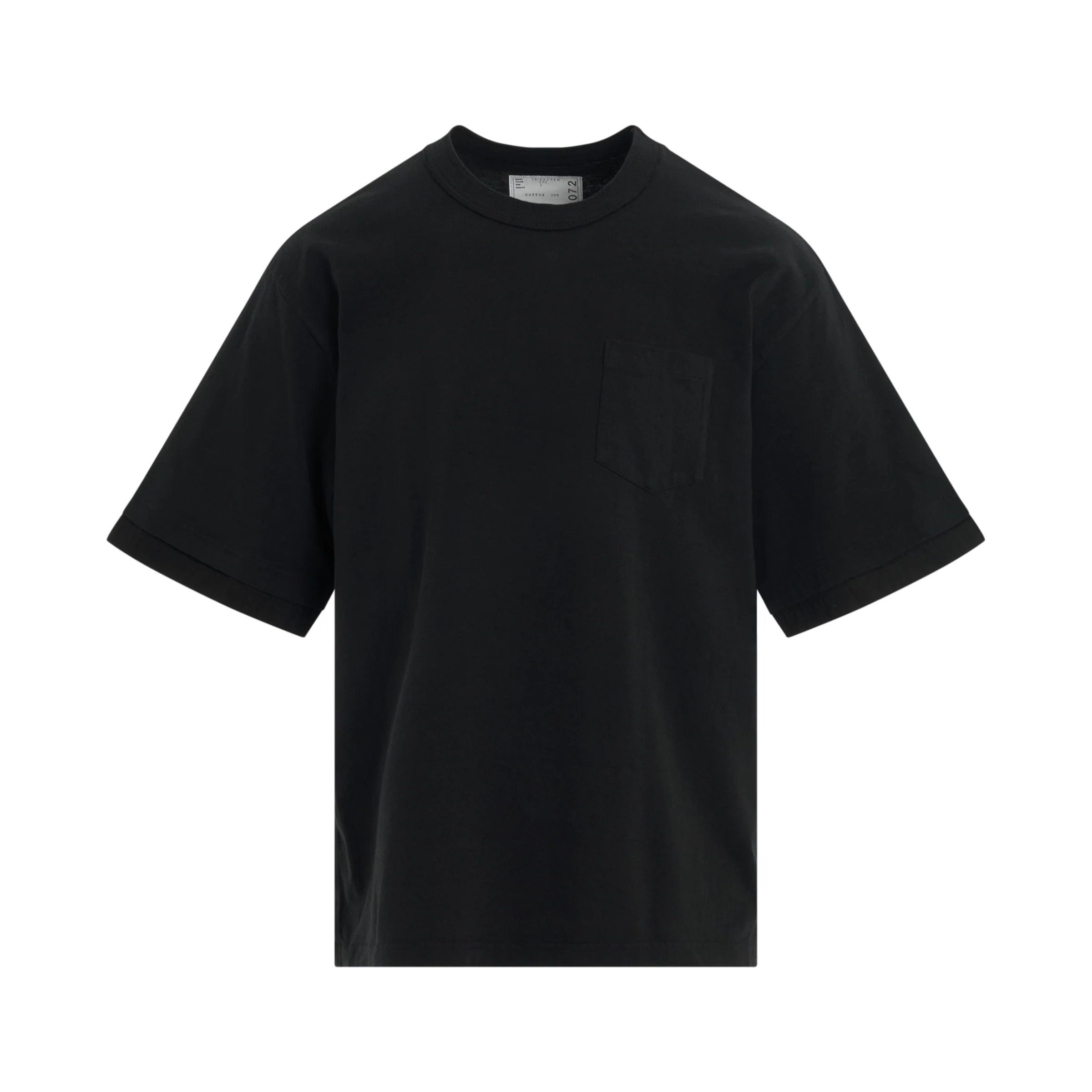 Sacai o1mris0824 Overdye T-Shirt in Black Size US M / EU 48-50 / 2 - 1 Thumbnail