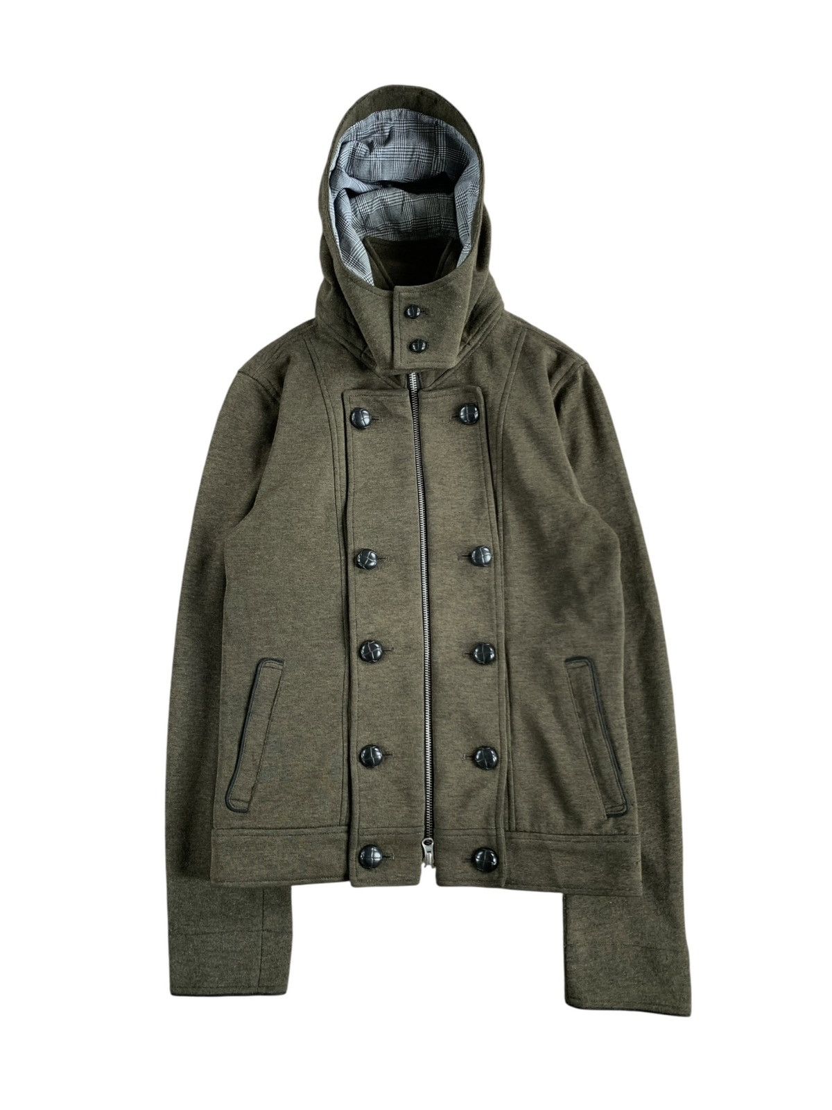 Japanese Brand Y2k Michel klein paris homme Napoleon double zip jacket Size US S / EU 44-46 / 1 - 1 Thumbnail