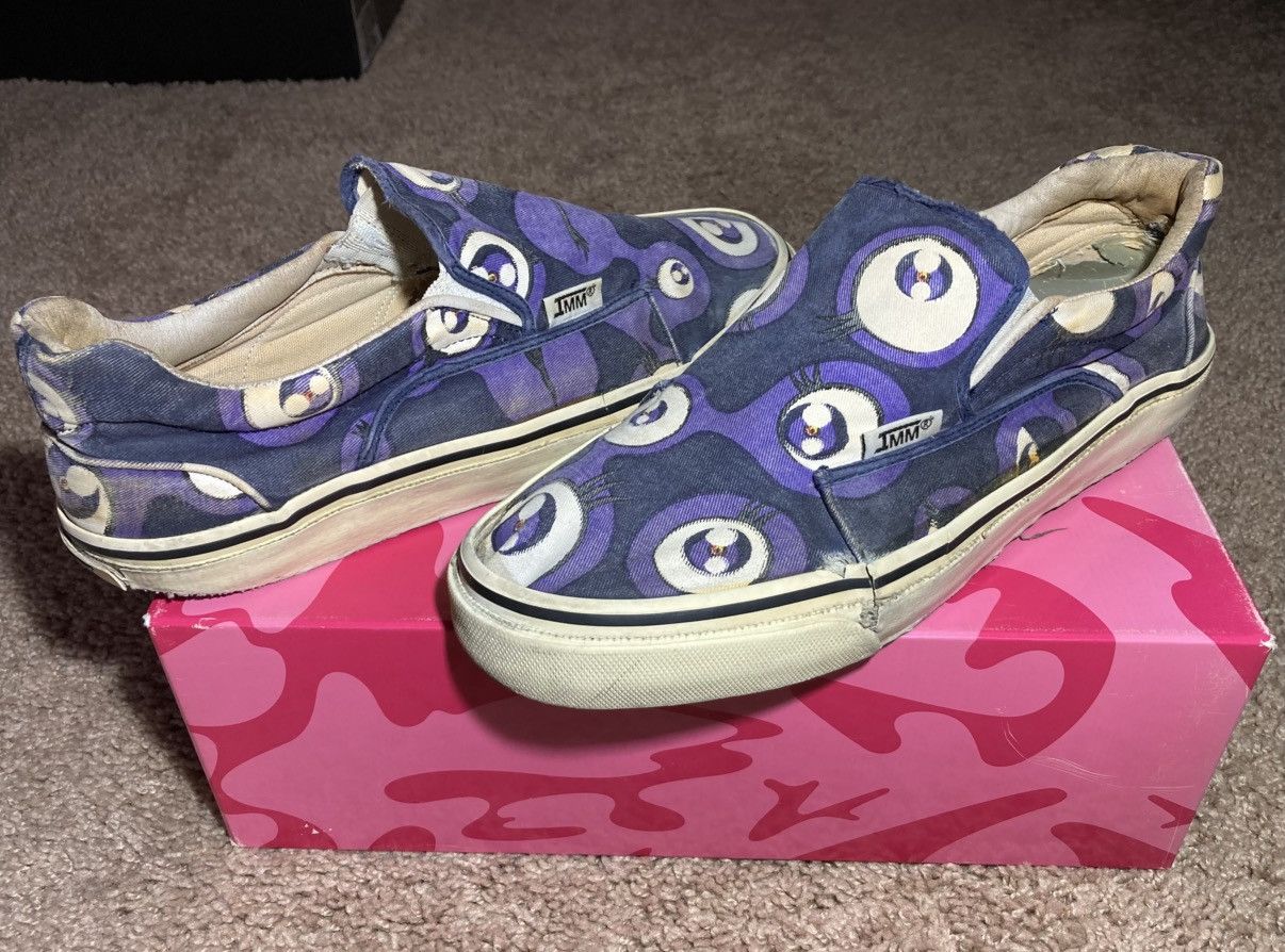 SS2000 Issey Miyake Takashi Murakami Eye Slip On Vans Art 43