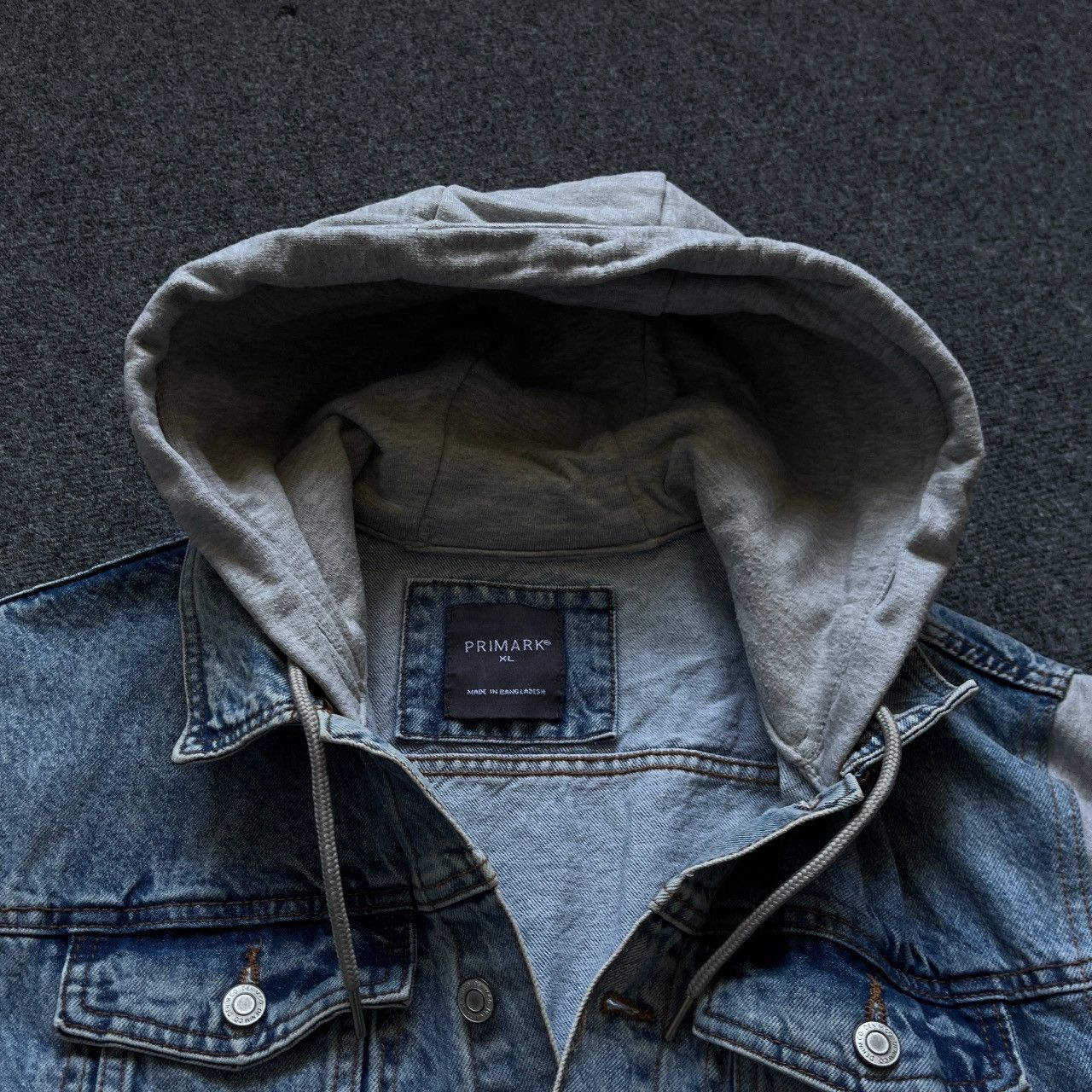 Primark Vtg Western Denim Jacket With Hood Size XL Primark 00s USA Size US XL / EU 56 / 4 - 12 Thumbnail