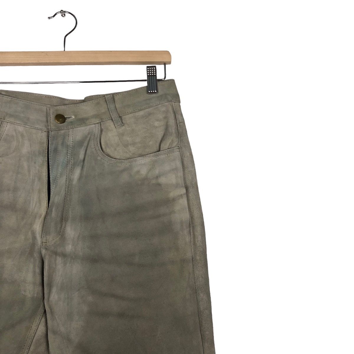 Genuine Leather 🔥Vintage Genuine Leather Cow Skin Biker Pants BBH Pants Size US 30 / EU 46 - 6 Thumbnail