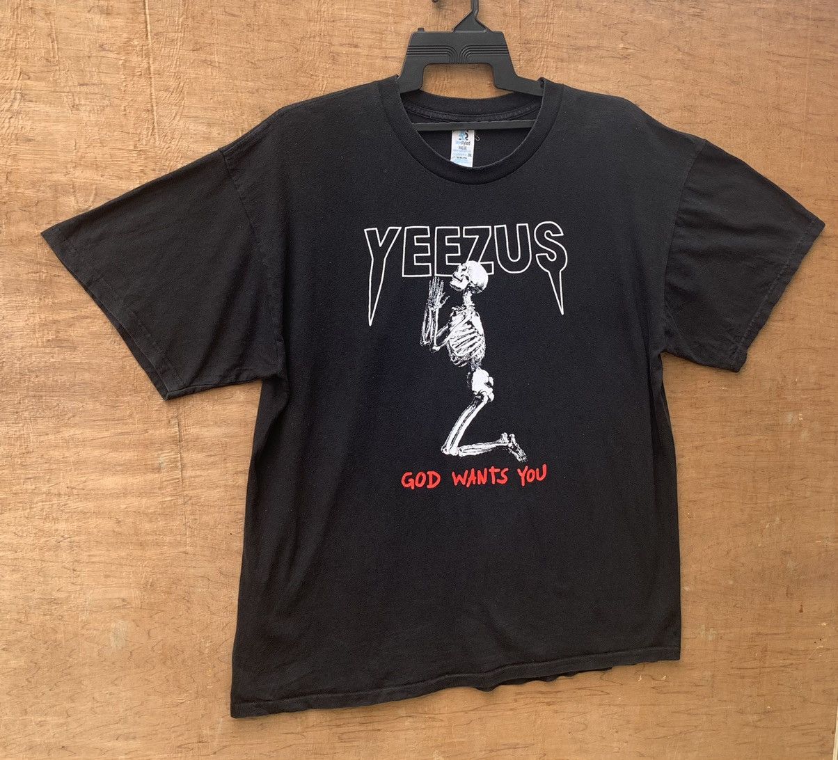 Band Tees Kanya West YEEZUS God Wants You T Shirt Size US XXL / EU 58 / 5 - 4 Thumbnail