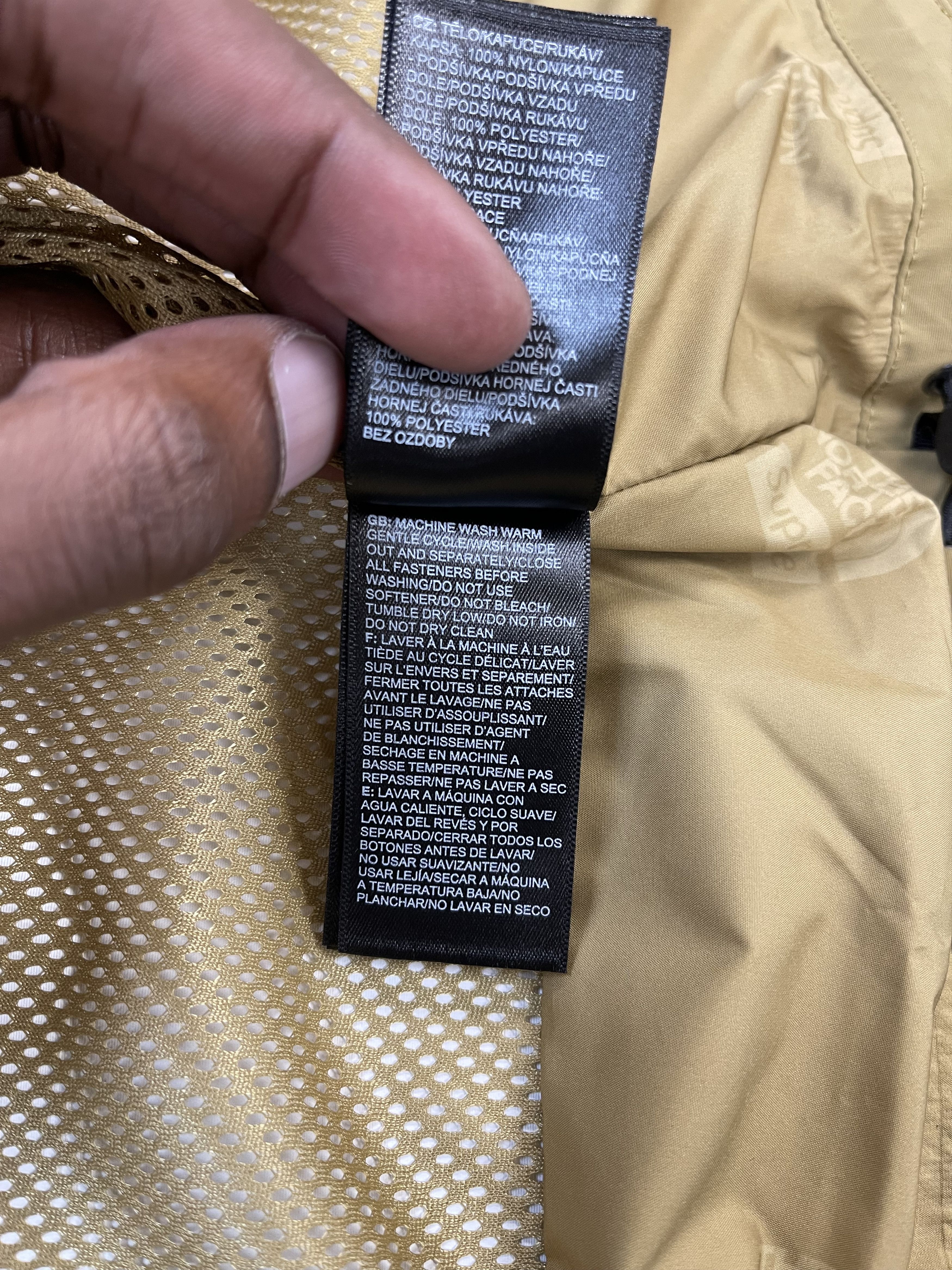 Supreme × The North Face Supreme The North Face Cargo Jacket Gold SS20 Size US L / EU 52-54 / 3 - 7 Thumbnail