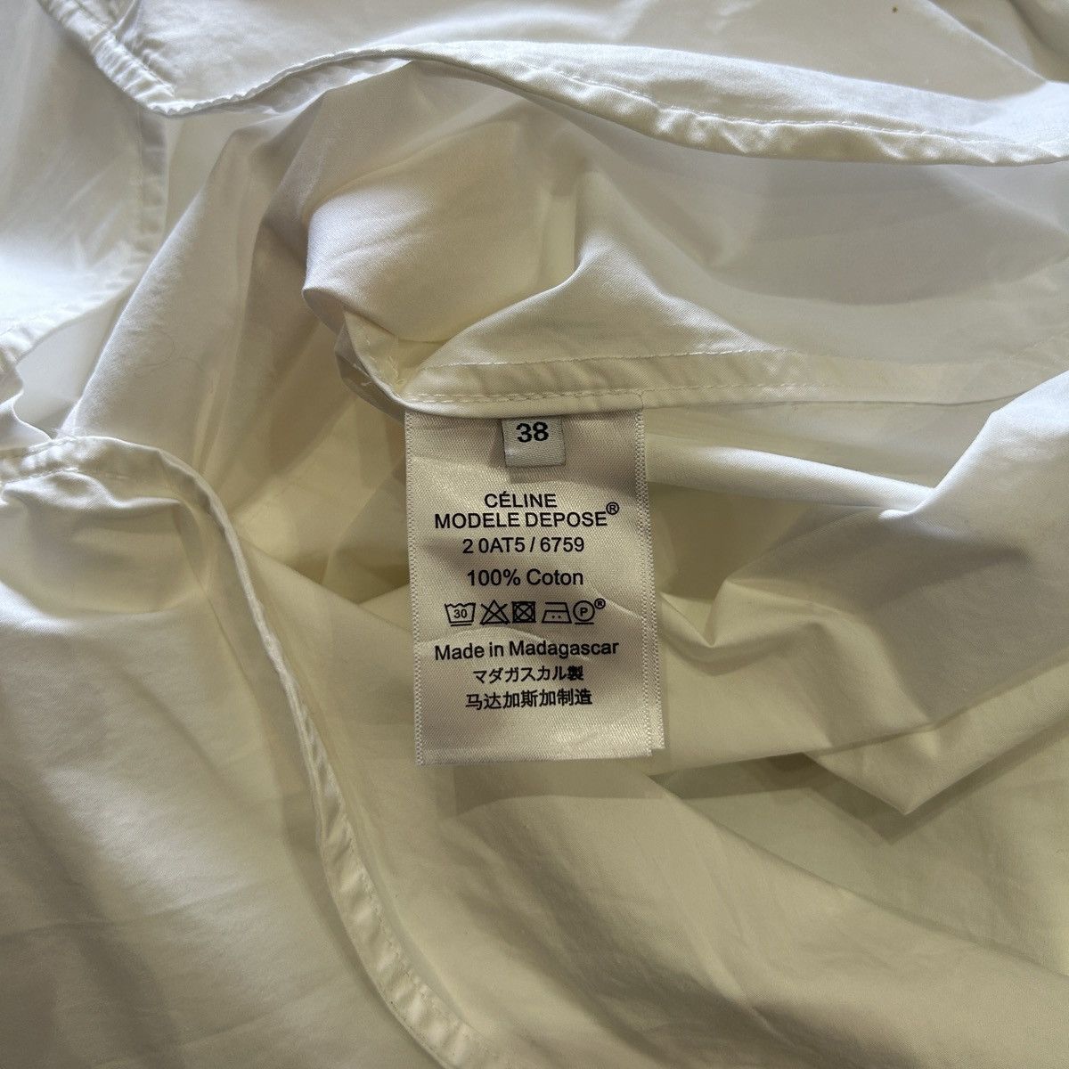 Celine Celine White Shirt Size M / US 6-8 / IT 42-44 - 5 Thumbnail