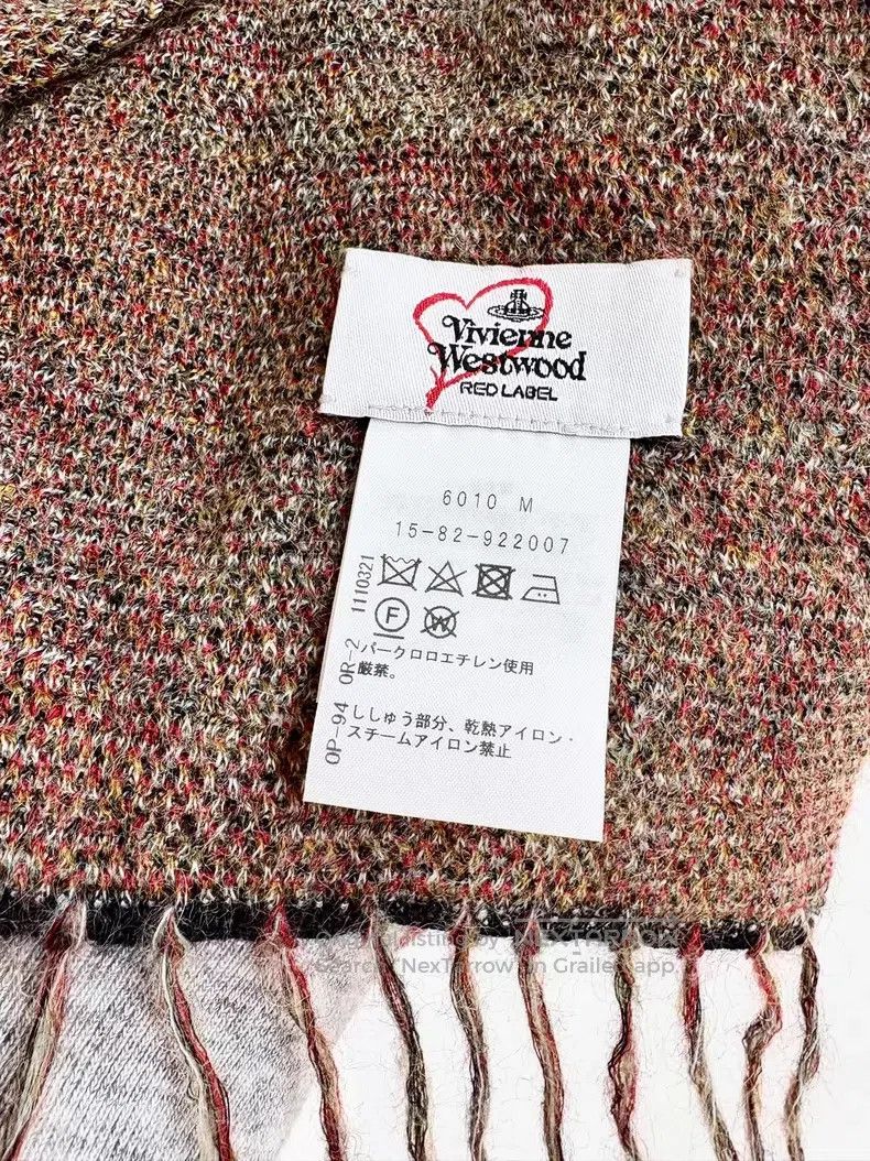 Vivienne Westwood Vivienne Westwood Red and green Christmas plaid Saturn sca Size ONE SIZE - 7 Thumbnail