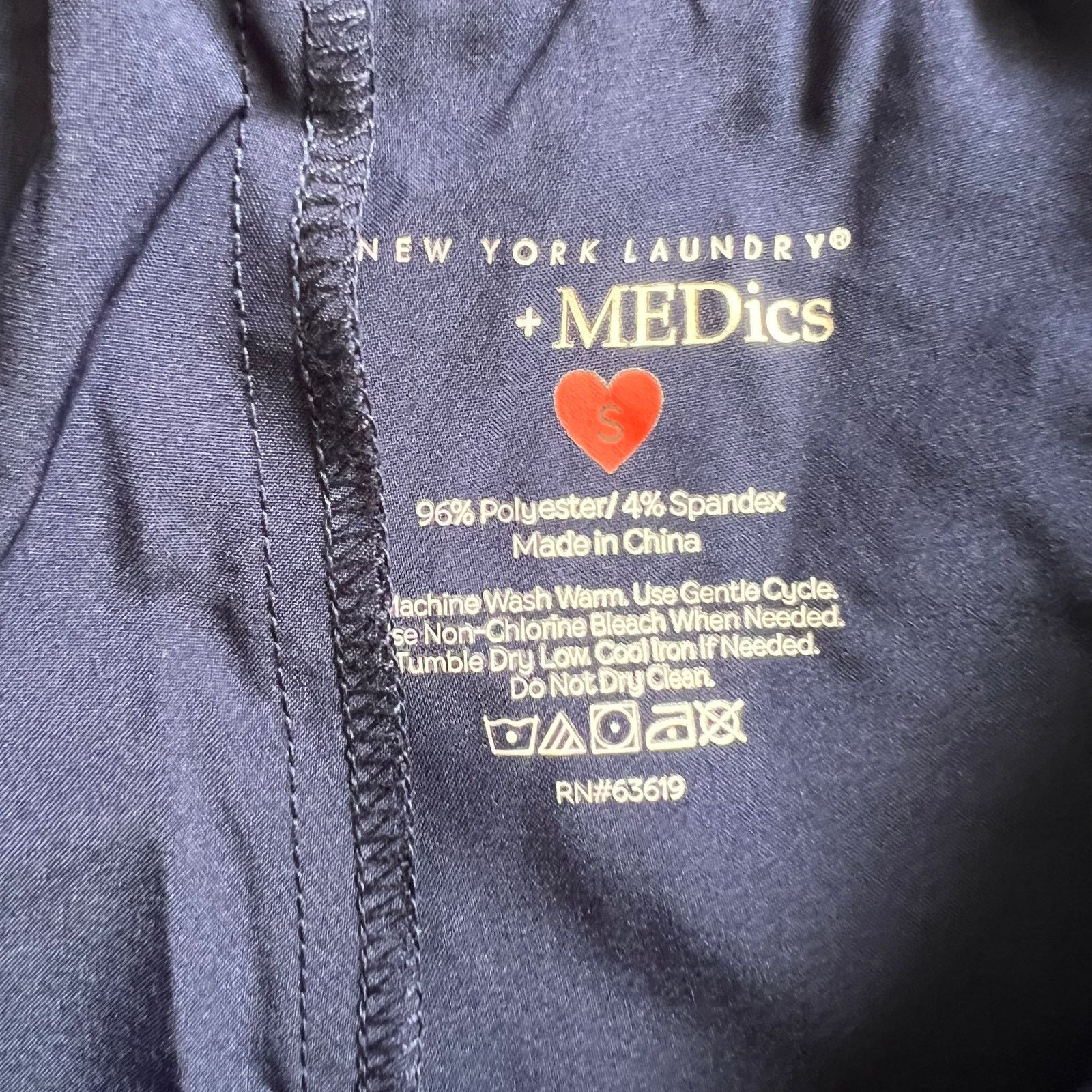 Other New York Laundry Medics Navy Jogger Scrub Pants, S Size 28" / US 6 / IT 42 - 6 Thumbnail