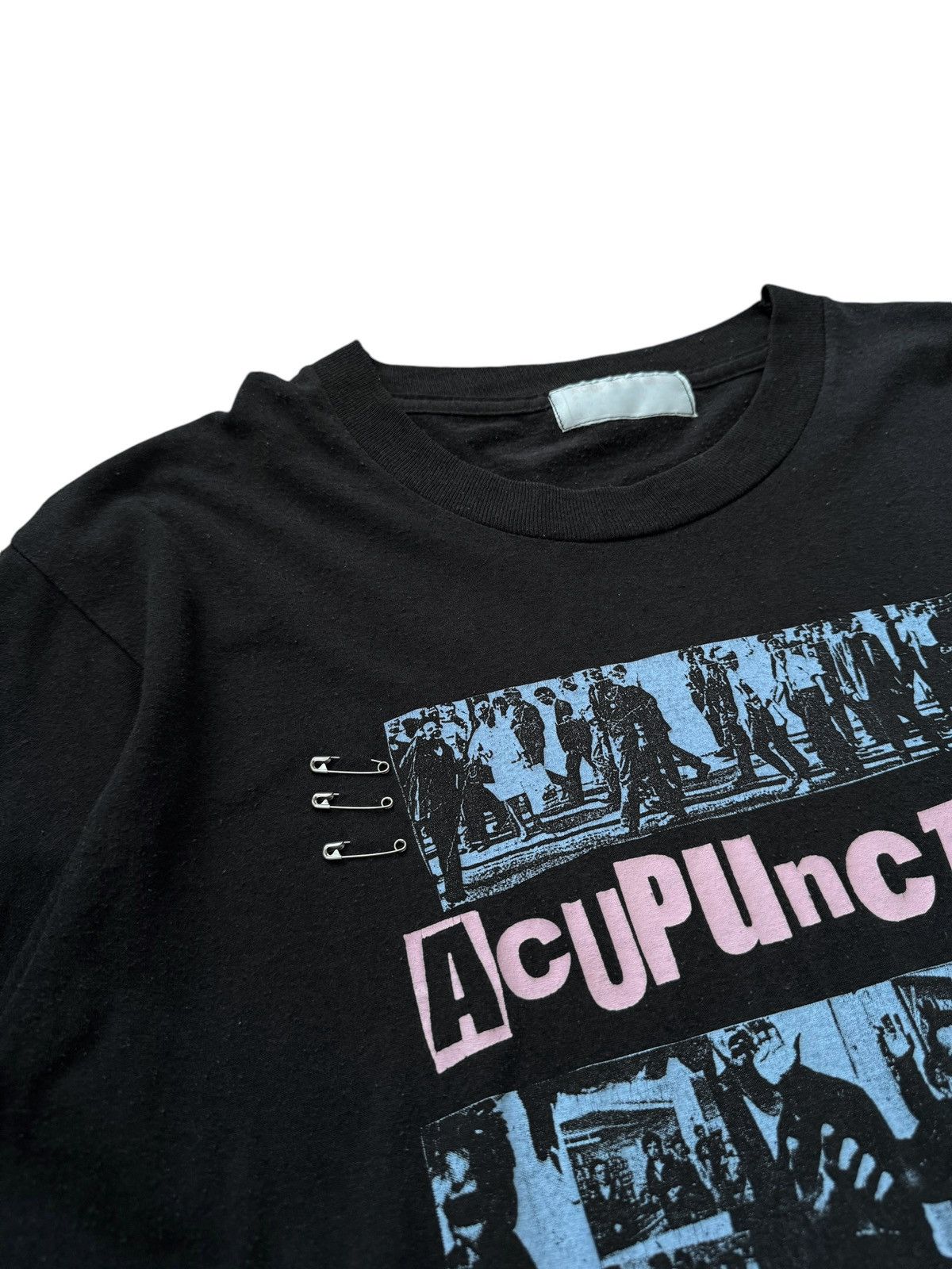 Acupuncture × Vintage 1980’s Acupuncture PUNK Safety Pin Vintage Shirt Size US L / EU 52-54 / 3 - 3 Thumbnail