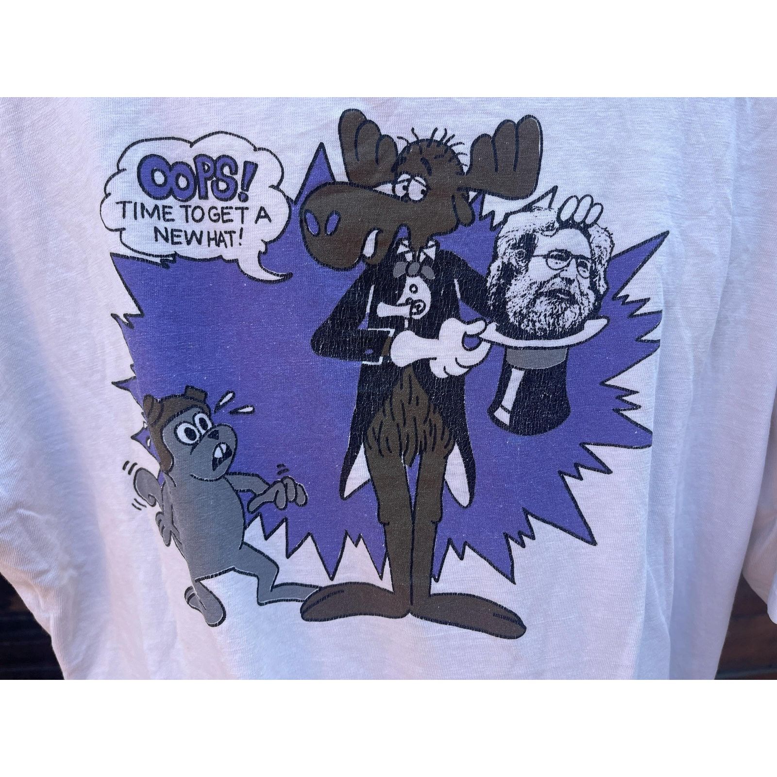 Other Grateful Dead '80's Rocky & Bullwinkle Lot Shirt! Size US XL / EU 56 / 4 - 4 Thumbnail