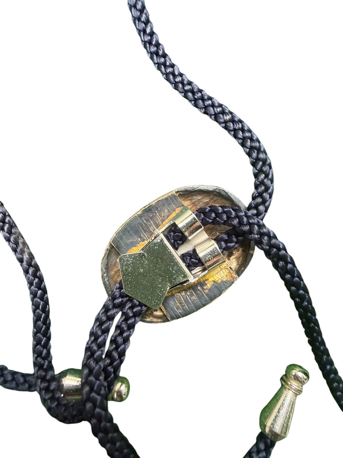 Vintage Vintage 50's green stone Bolo tie Size ONE SIZE - 5 Thumbnail