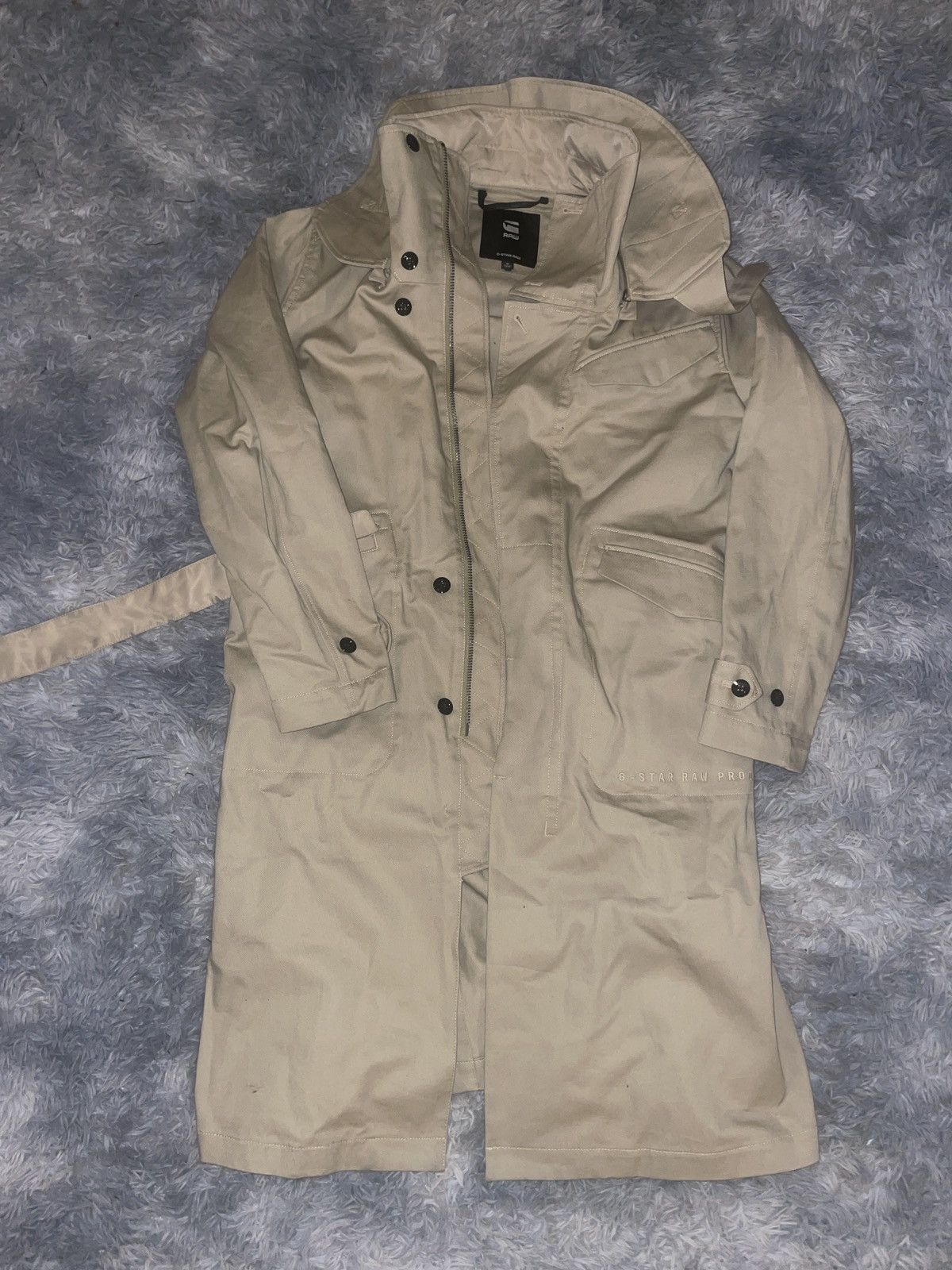 G-Star Gtar Mens BELTED TRENCH Size US M / EU 48-50 / 2 - 1 Thumbnail