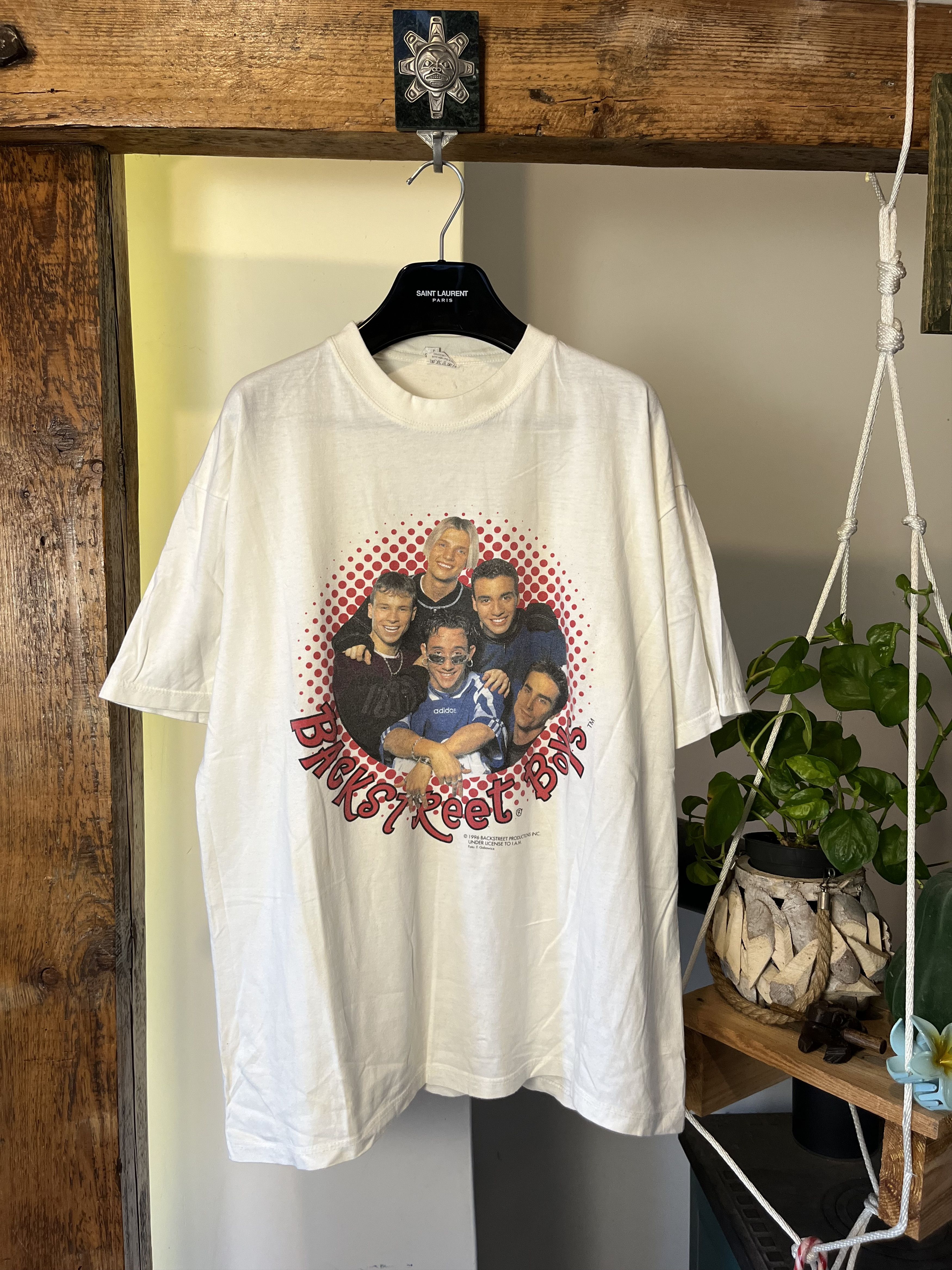Band Tees × Rap Tees × Vintage Backstreet Boys 96' Under License to I.A.M T Shirt Size US XL / EU 56 / 4 - 1 Thumbnail