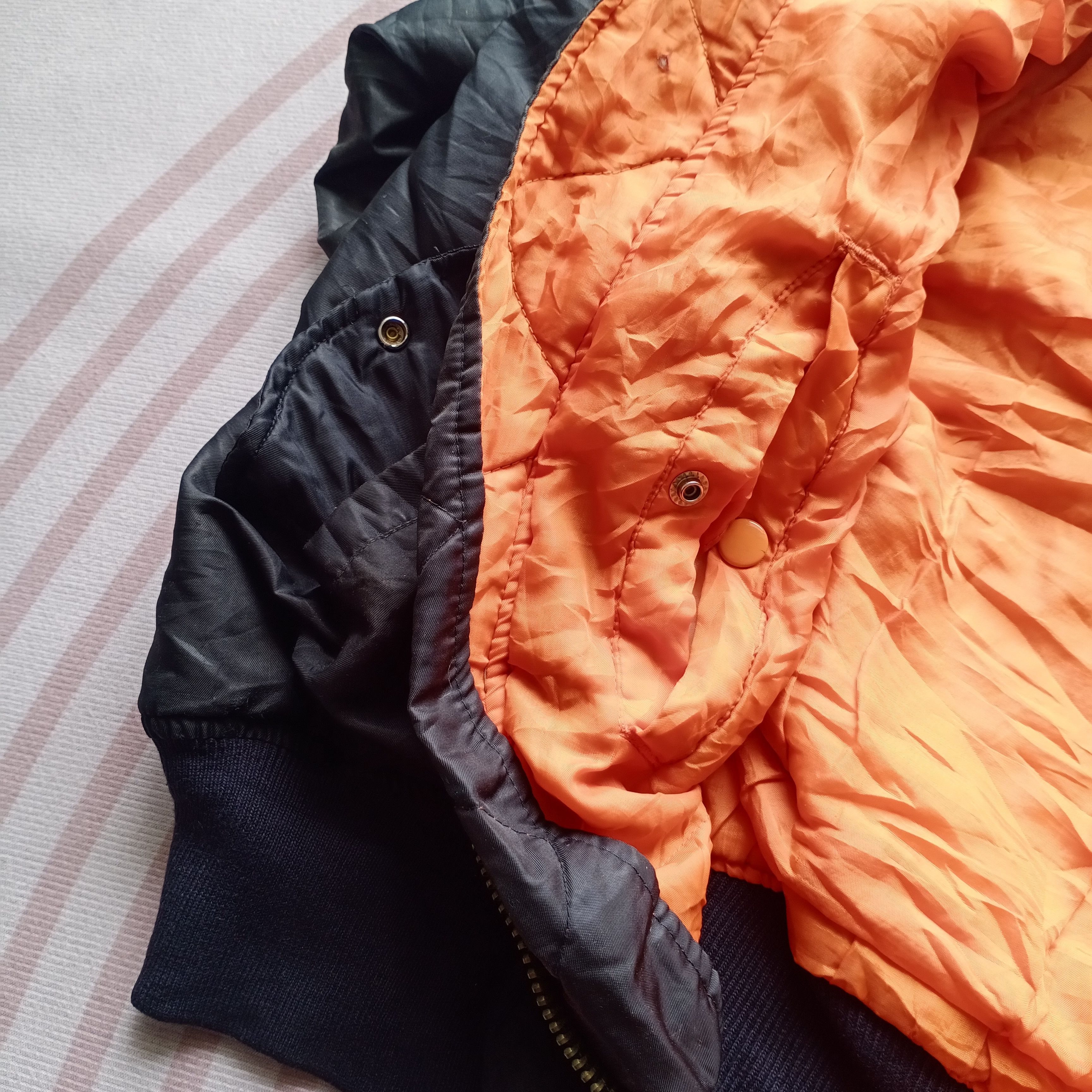 Vintage VTG MA-1 (USAF) Flyer's Intermediate Bomber Jacket USA 🇺🇸 Size US L / EU 52-54 / 3 - 17 Thumbnail