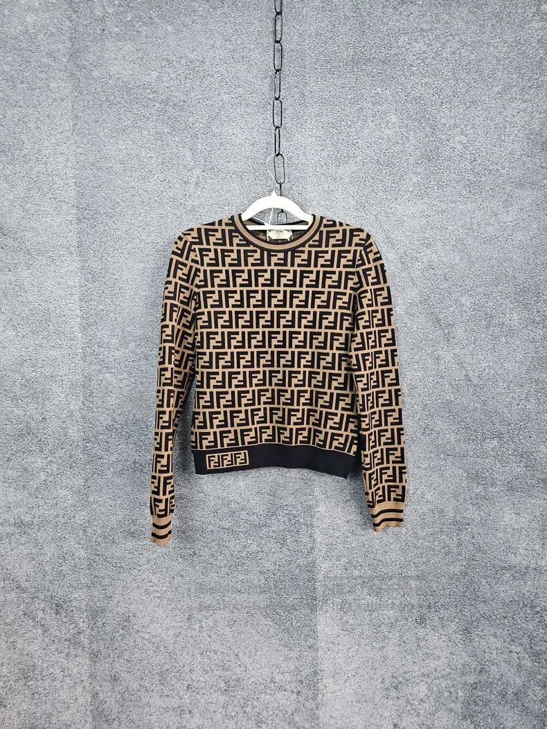 Fendi Fendi Classic all-over print knit Size XXS / US 00 / IT 34 - 1 Thumbnail