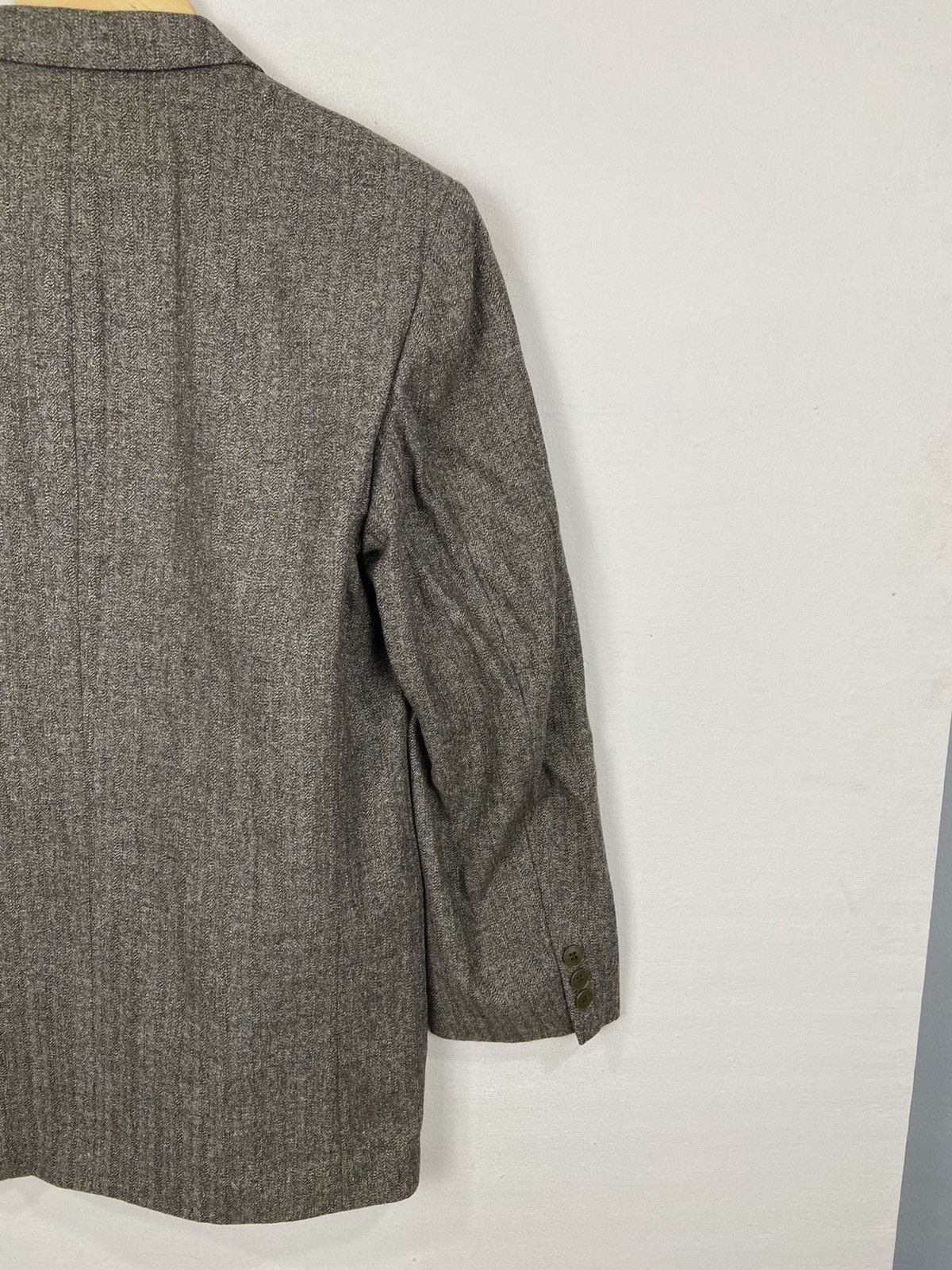 Yves Saint Laurent VINTAGE YVESTSAINTLAURENT HERRINGBONE COAT Size US L / EU 52-54 / 3 - 6 Thumbnail
