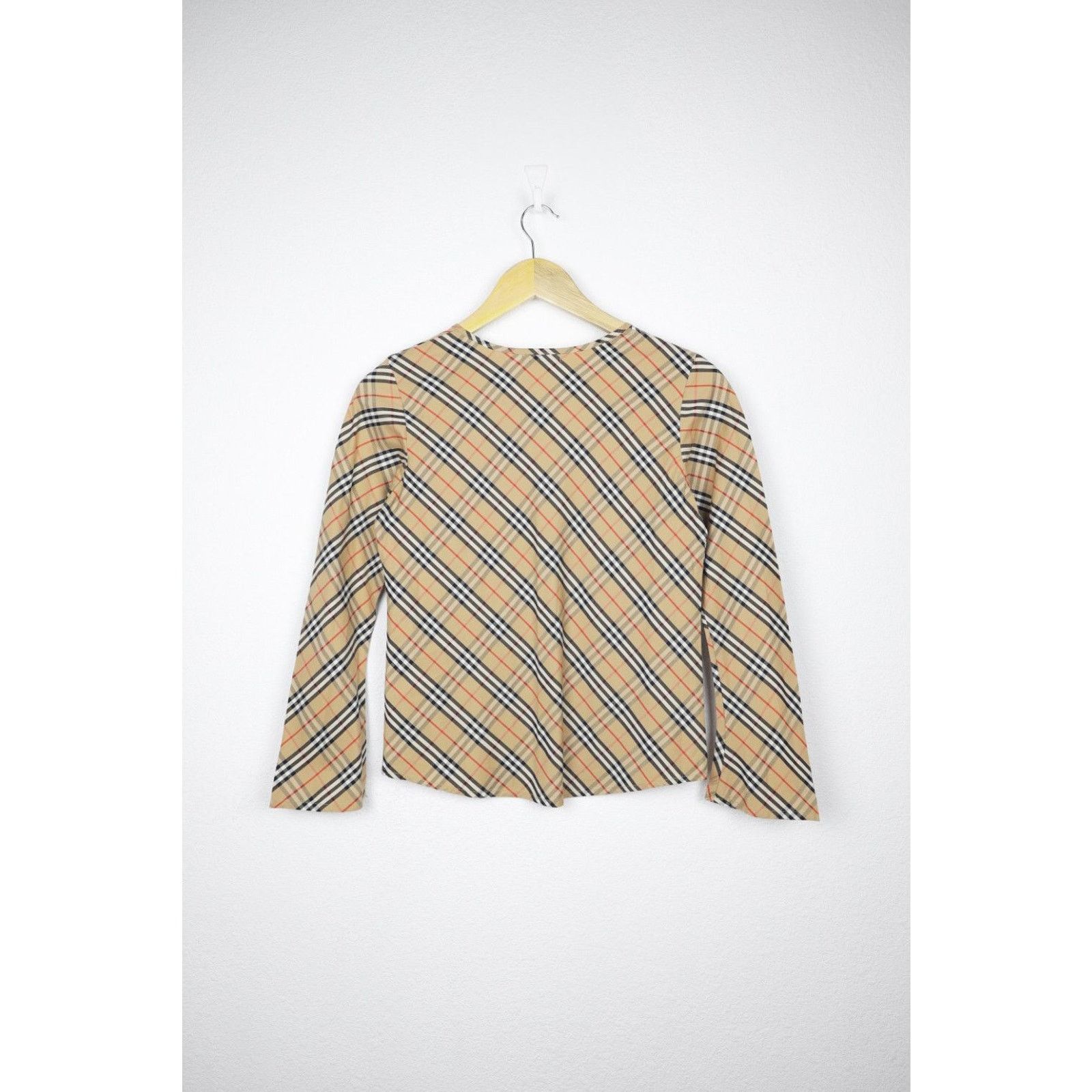 Burberry Burberry Beige Nova Check Cotton Blouses Top Shirt 12 size Size XL / US 12-14 / IT 48-50 - 6 Thumbnail