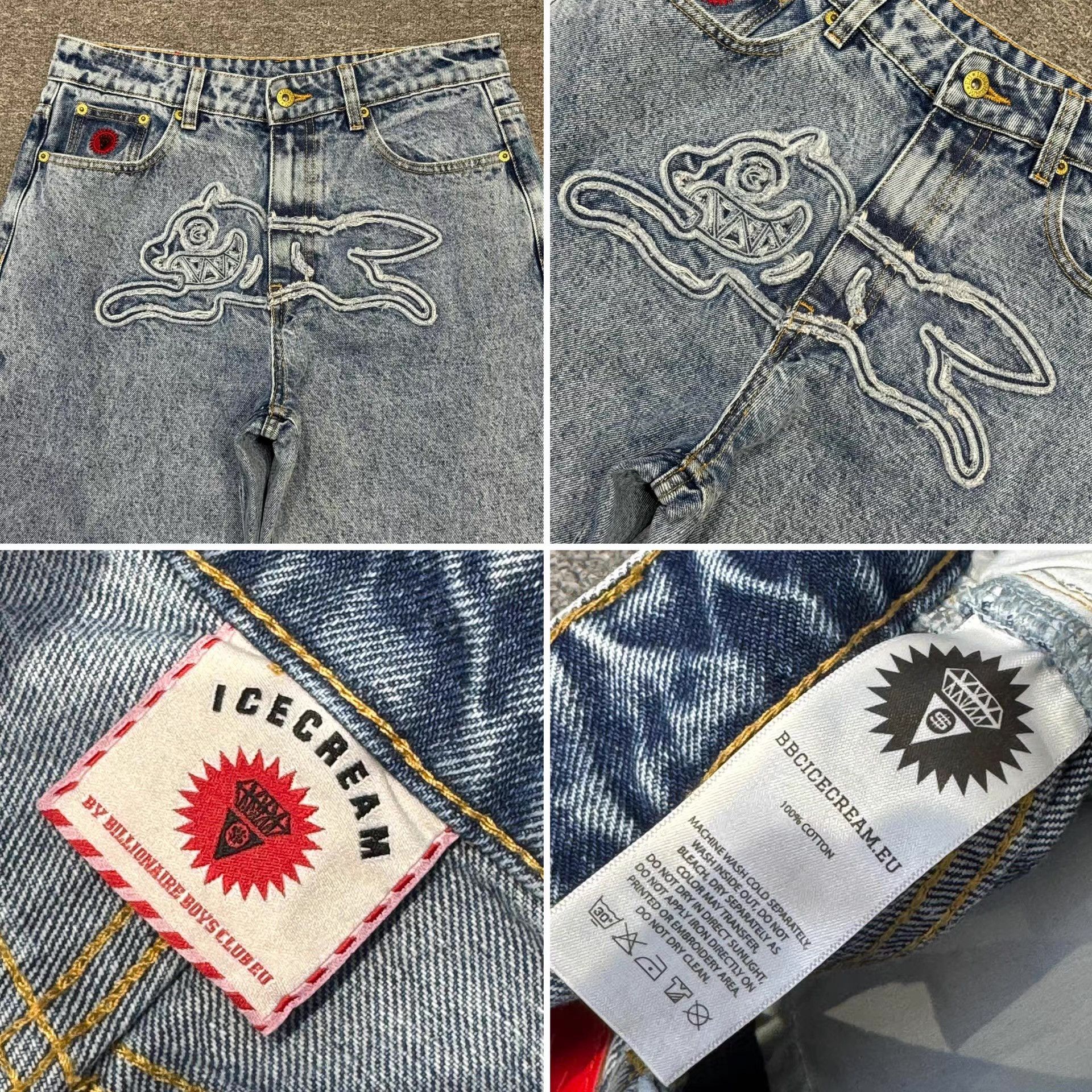 Billionaire Boys Club BBC Flying Dog Jeans Q5 Size US 32 / EU 48 - 2 Thumbnail