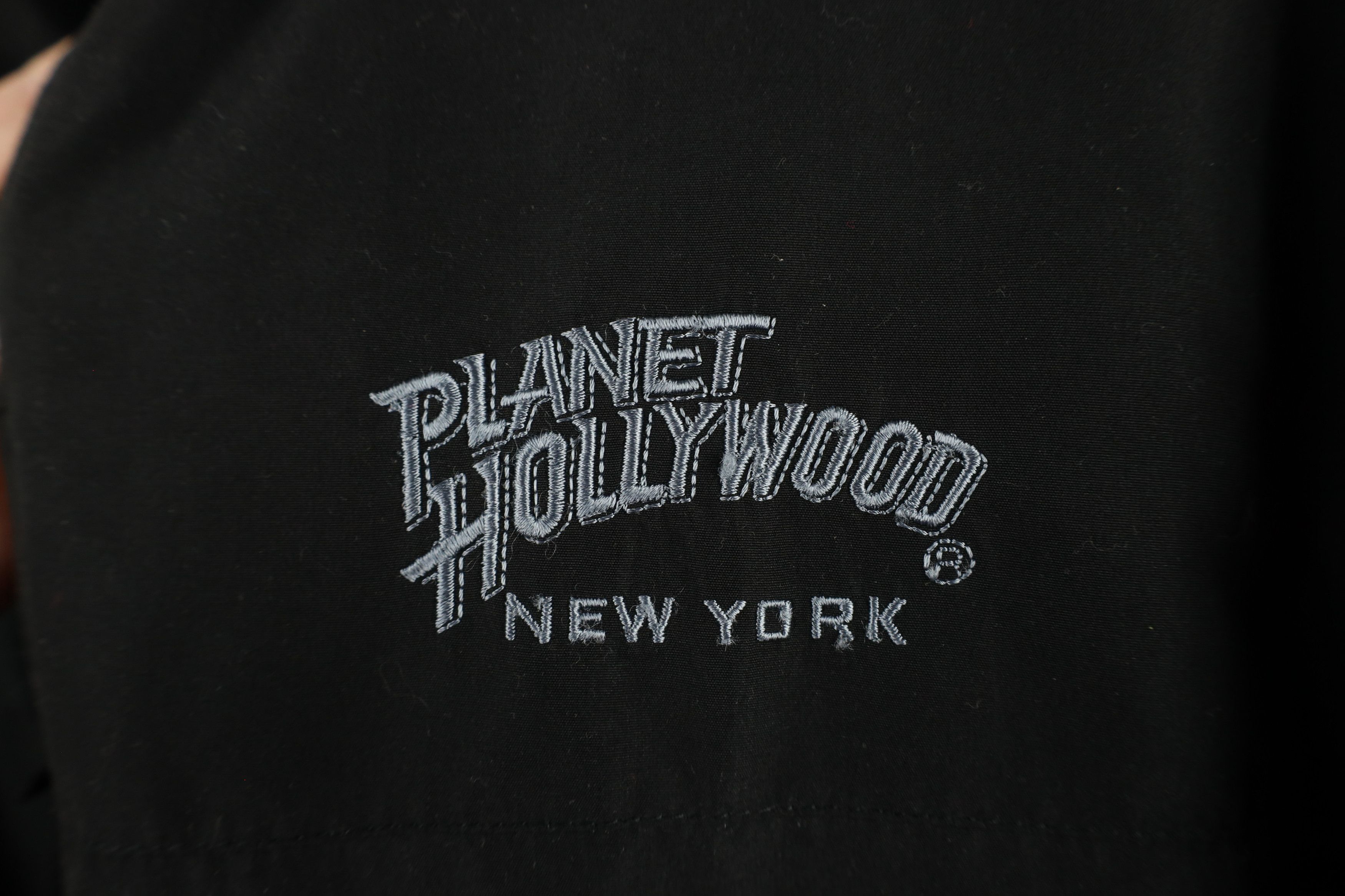 Vintage Vintage 90s Planet Hollywood Out New York Microfiber Jacket Size US L / EU 52-54 / 3 - 4 Thumbnail