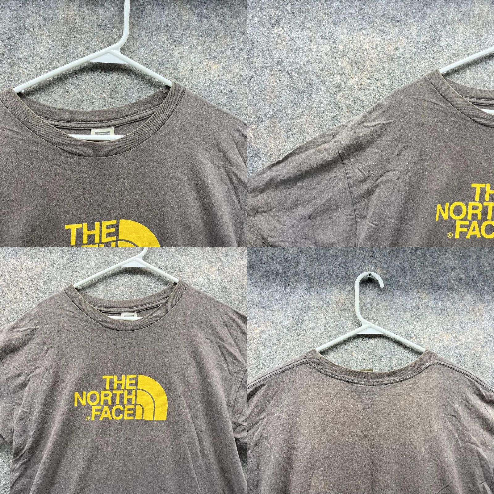 The North Face The North Face Shirt Men XL Brown Yellow Casual Tee Crewneck Logo Short Sleeve Regular Fit All Seasons 90s? Size US XL / EU 56 / 4 - 8 Thumbnail