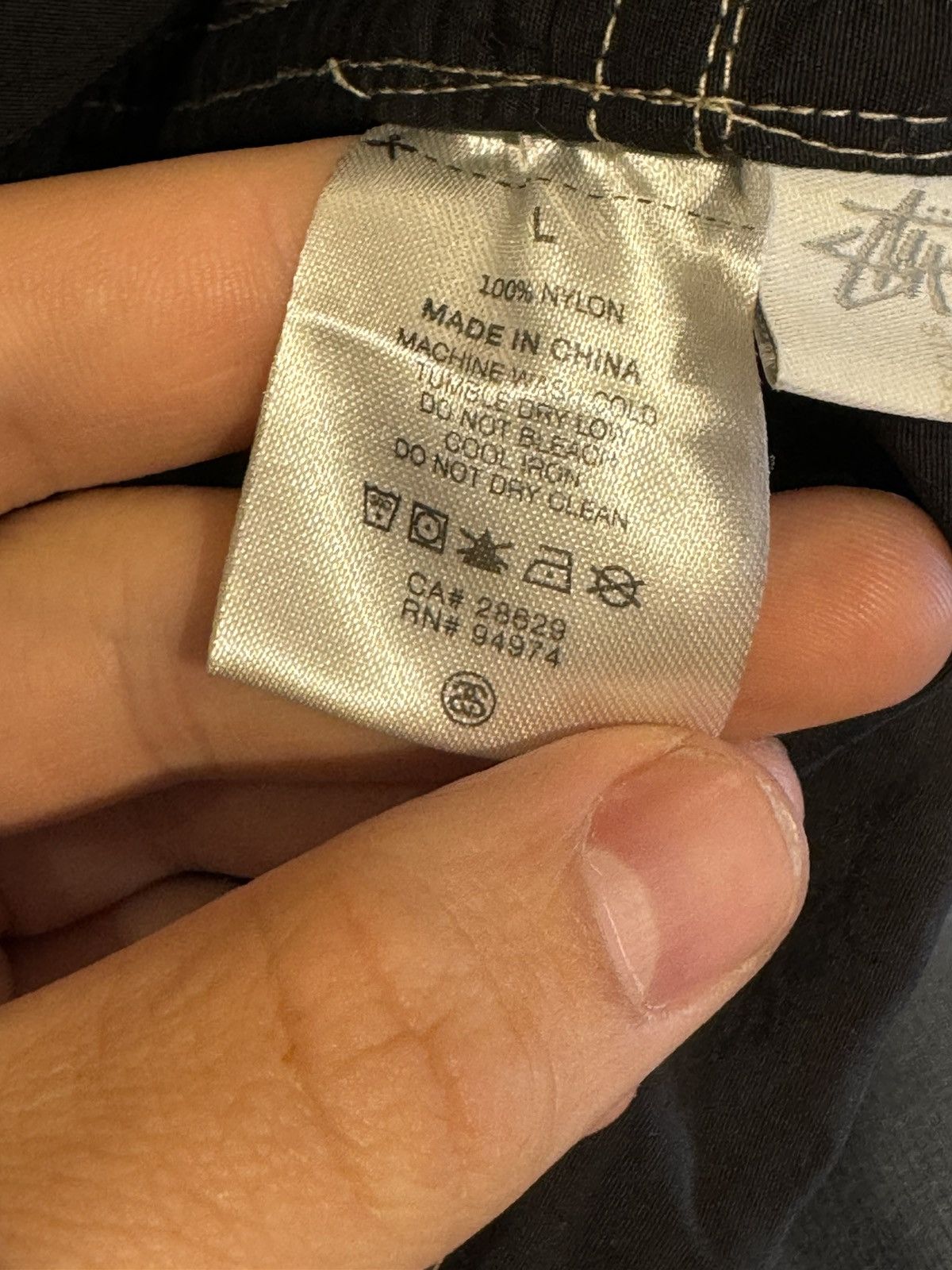 Stussy × Vintage Vintage Stussy sample windbreaker Size US L / EU 52-54 / 3 - 4 Thumbnail