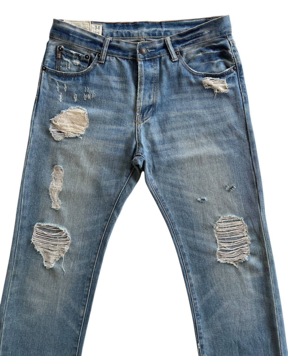 Abercrombie & Fitch Vintage Abercrombie & Fitch New York Distressed Denim Size US 34 / EU 50 - 3 Thumbnail