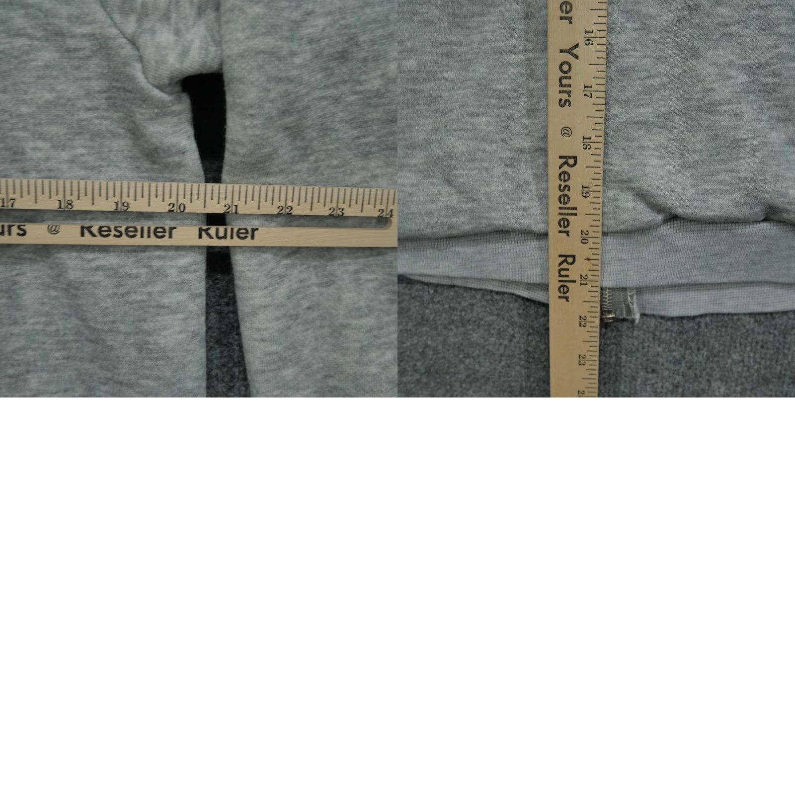 Vintage VINTAGE Bassett Walker Hoodie Full Zip L Mens Large Grey Thermal Lined 90s Size US L / EU 52-54 / 3 - 9 Thumbnail