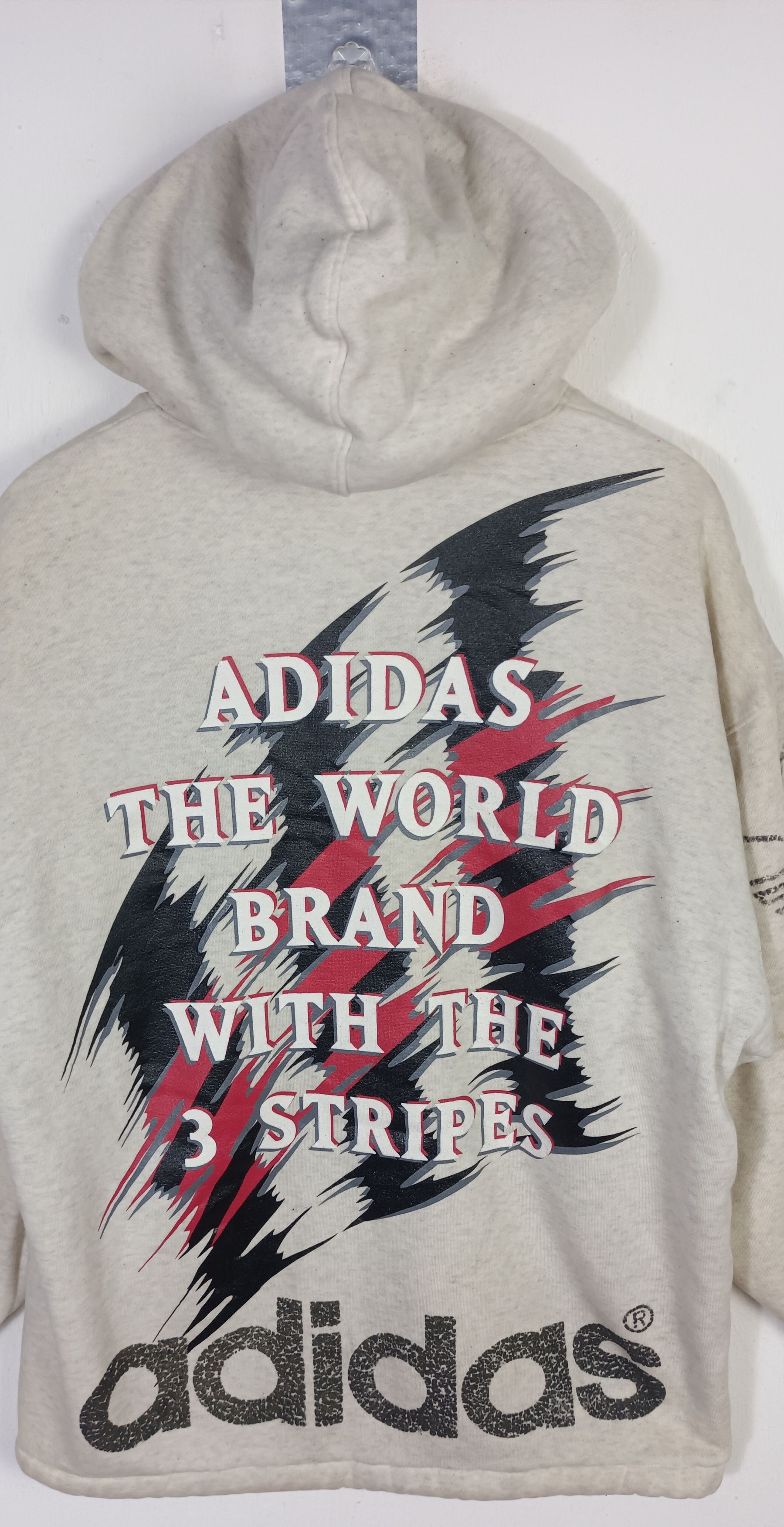 Adidas Vintage 90s🔥 Adidas RUN DMC 3 Stripes Big Logo Size US XL / EU 56 / 4 - 7 Thumbnail
