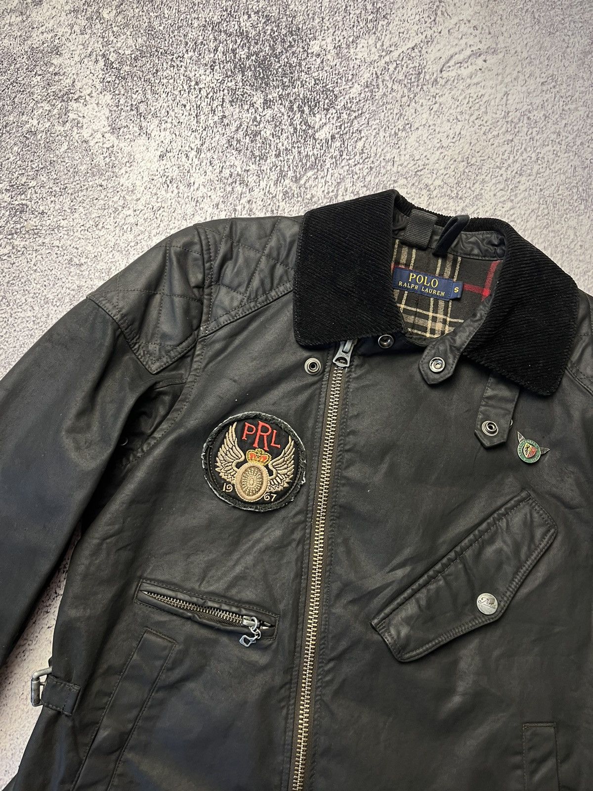Polo Ralph Lauren Polo Ralph Lauren Double Riders Oiled Leather Jacket Size US S / EU 44-46 / 1 - 5 Thumbnail