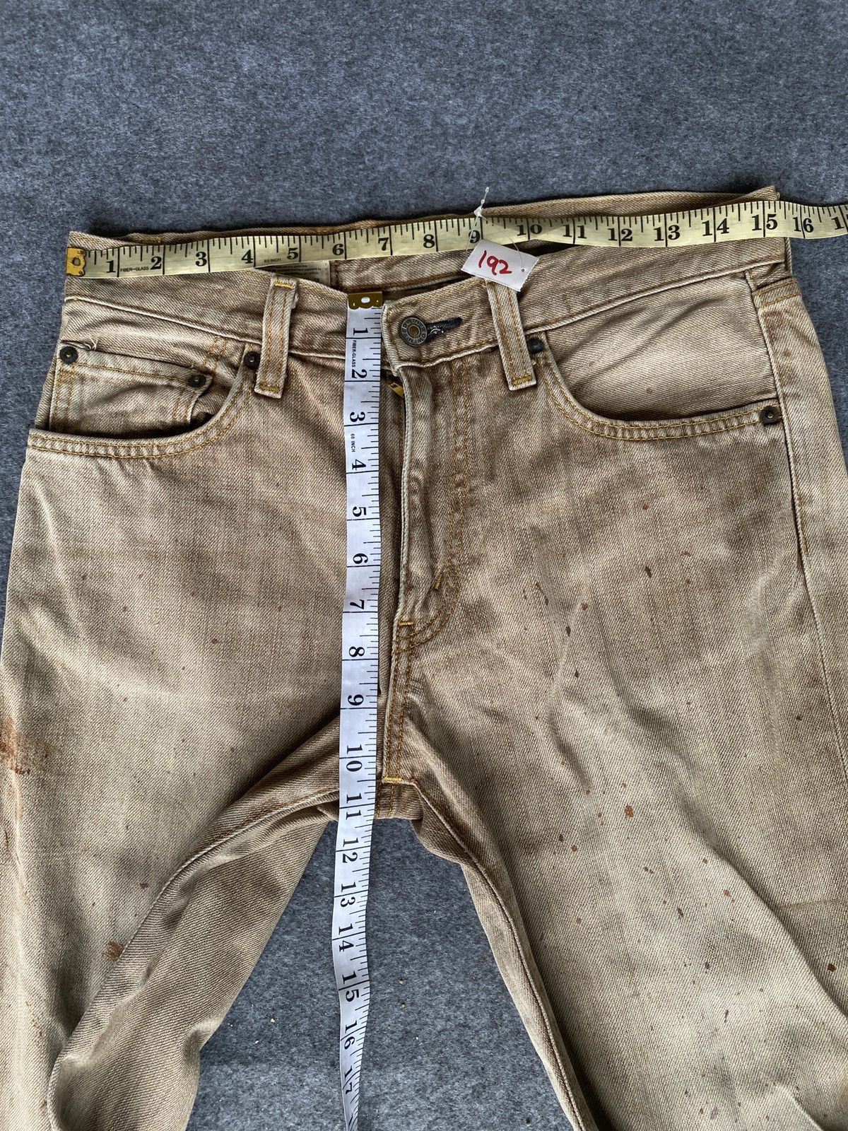 Edwin × PPFM Vintage edwin 503 blue trip denim Size US 31 - 8 Thumbnail
