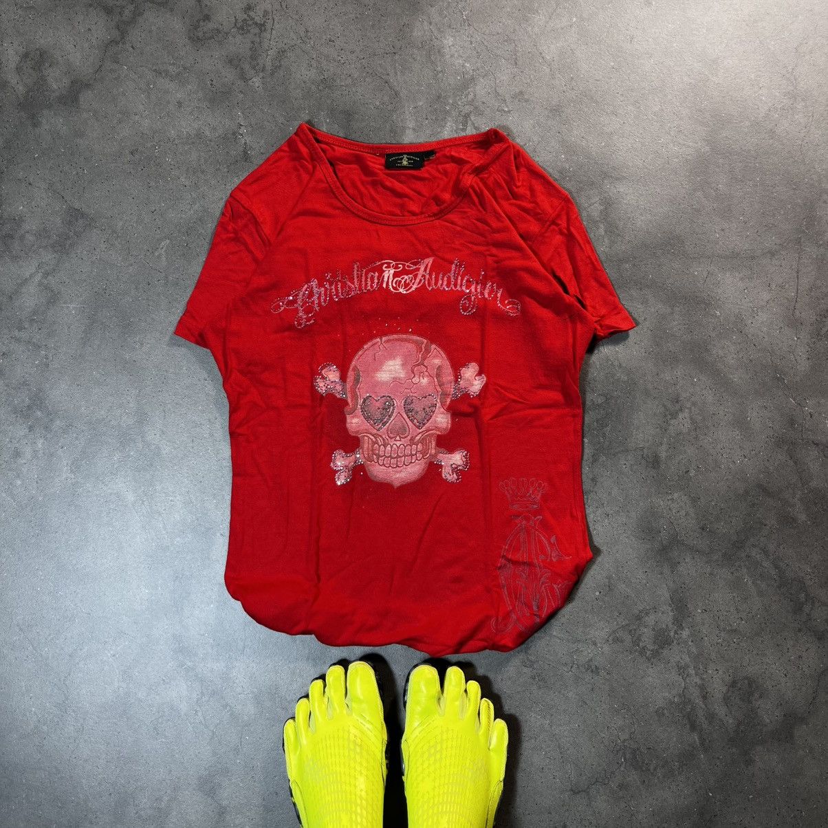 Ed Hardy Vintage Y2K Ed Hardy Christian Audigier Womens Tee Tshirt Size US XS / EU 42 / 0 - 2 Thumbnail