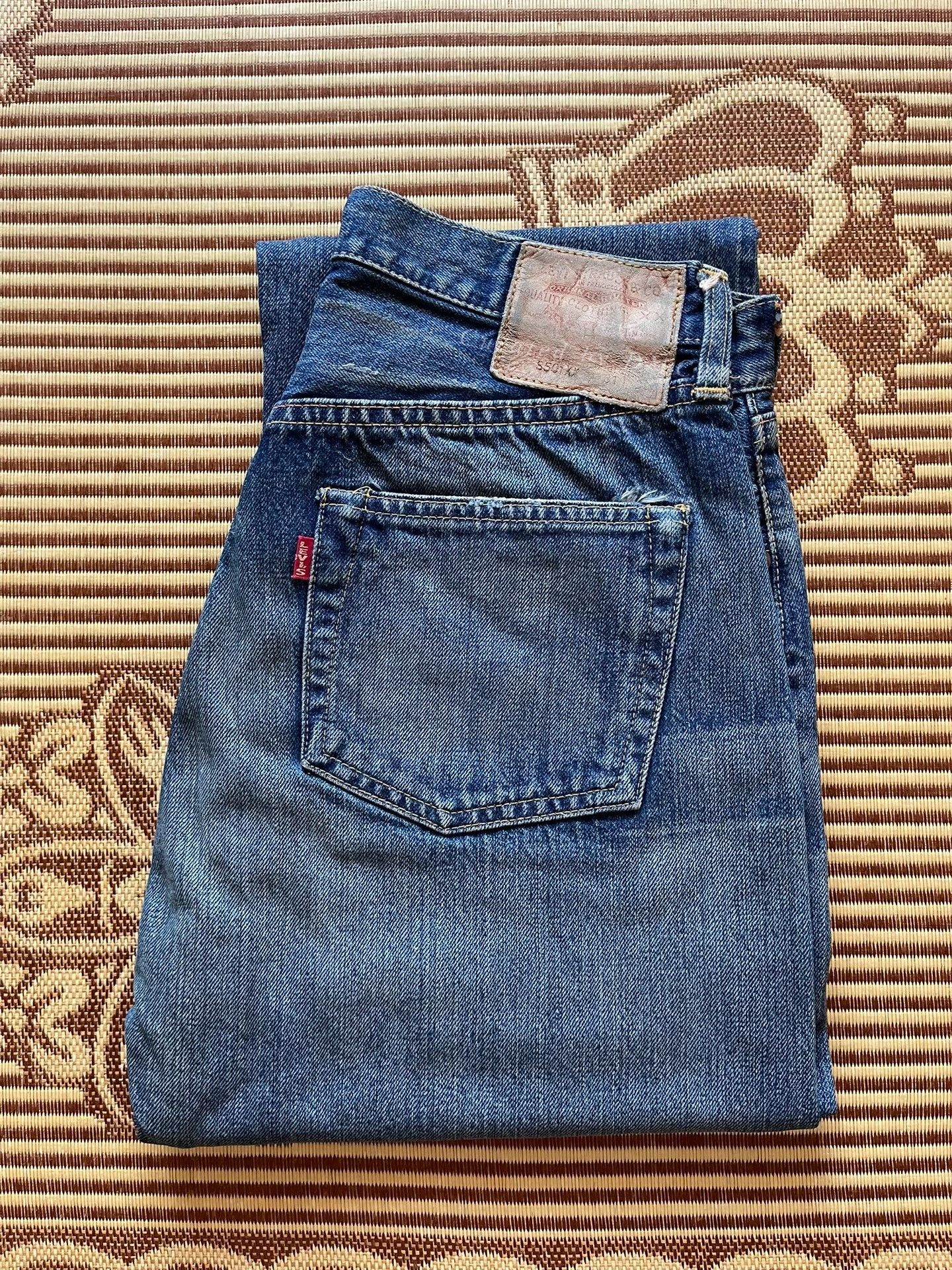 Levi's Vintage Clothing Levi's LVC 555 1944 S501XX Jeans Size US 31 - 1 Thumbnail
