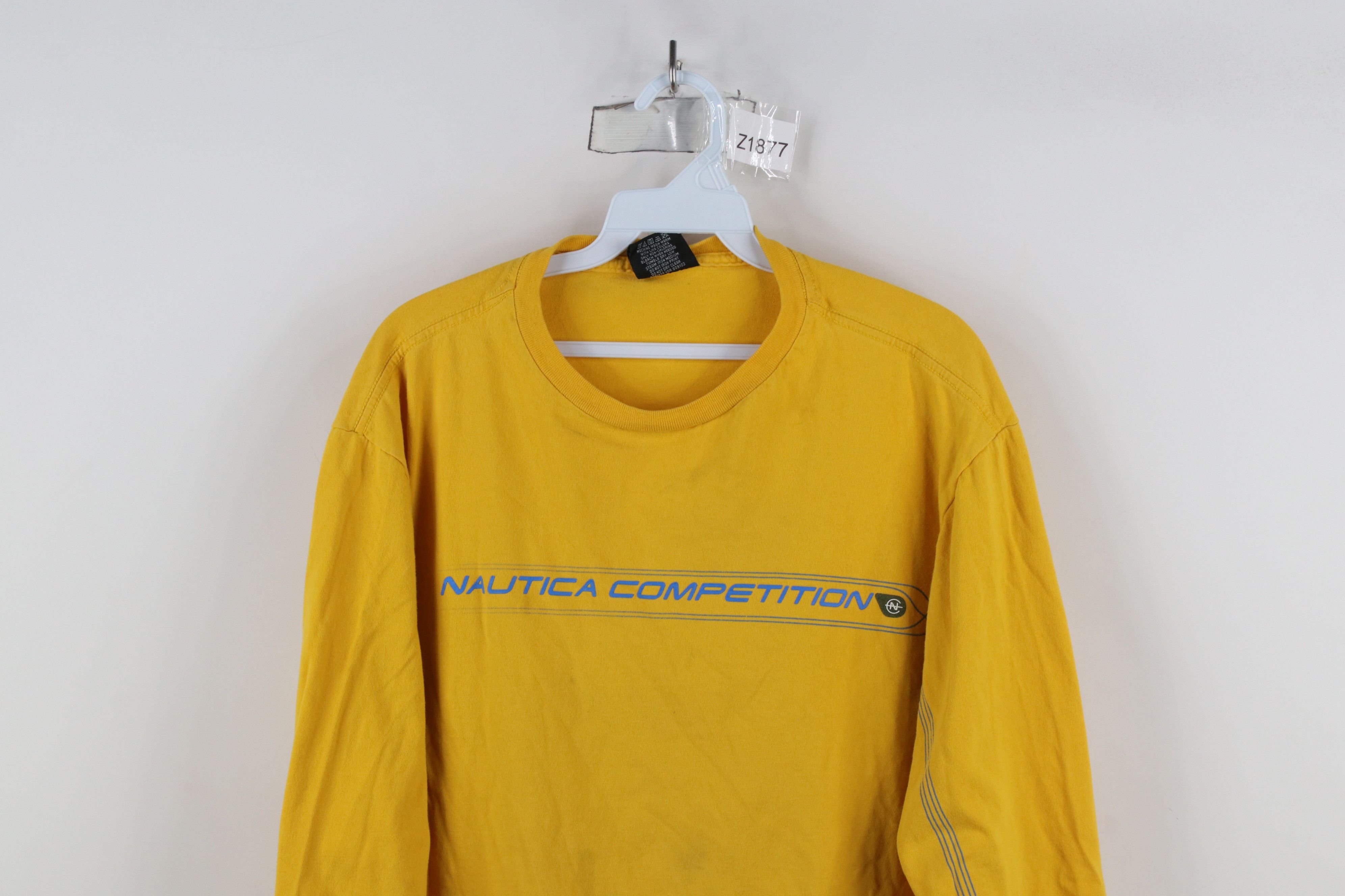 Nautica × Vintage Vintage 90s Nautica Competition Out Long Sleeve T-Shirt USA Size US M / EU 48-50 / 2 - 2 Thumbnail